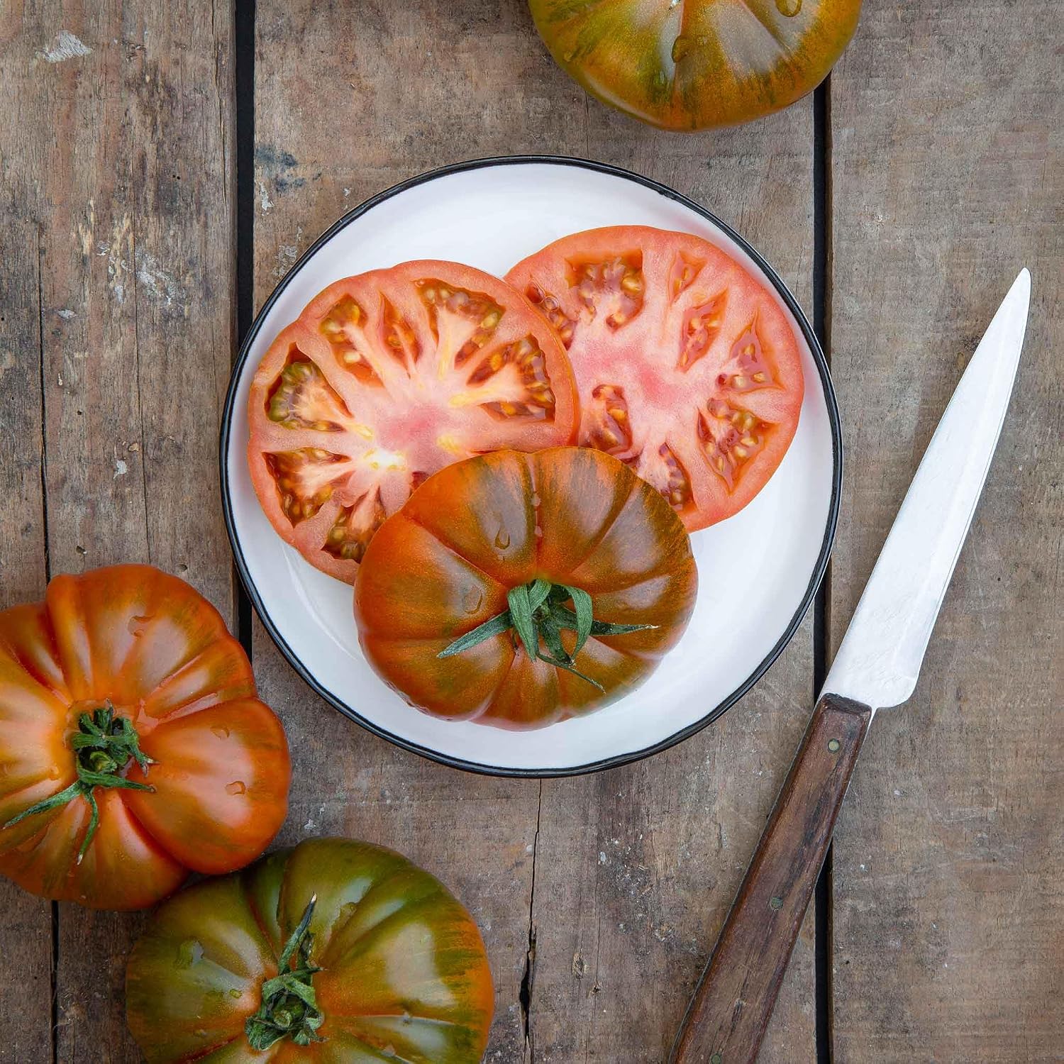 Eden Brothers Tomato Seeds - Persimmon Non-GMO Seeds for Planting, 1 oz | Low-Maintenance Vegetable Seeds, Plant During Warm Season, Zones 10, 3, 4, 5, 6, 7, 8, 9
