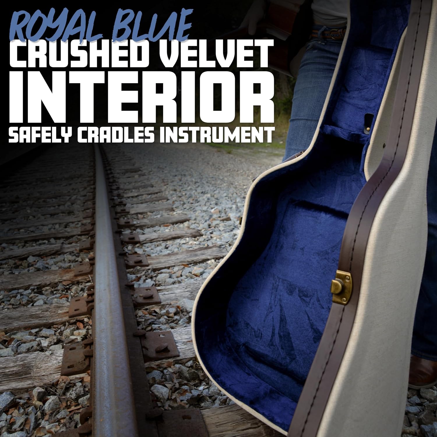 Gator Cases Journeyman Series Deluxe Wood Case for Resonator Style Acoustic Guitars (GW-JW RESO)