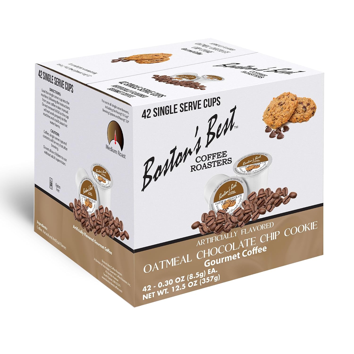 Boston’s Best - Aloha Coconut Flavored Delicious Gourmet Coffee Compatible with Keurig Coffee Maker, 1 Count (42 Single Serve Cups)