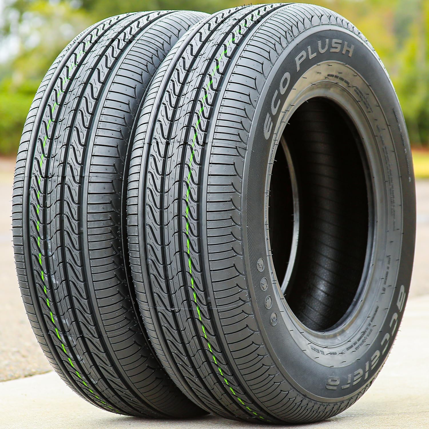 Accelera Eco Plush 175/70R13 82H SL All Season Touring Tire | Passenger Touring All Season Traction 82H Rated Standard Load Radial Construction Black Sidewall Tire