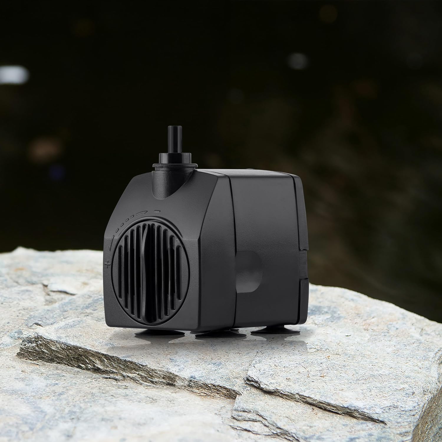Alpine Corporation Outdoor Decor Power Head Pump for Small to Medium Fountains, Statuary, and Birdbaths with Moving Water