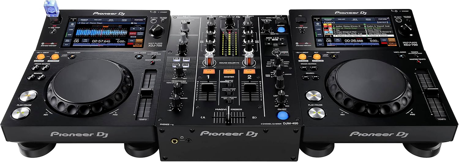 Pioneer DJ DJM-450 2-Channel DJ Mixer, Beat FX, DVS, rekordbox