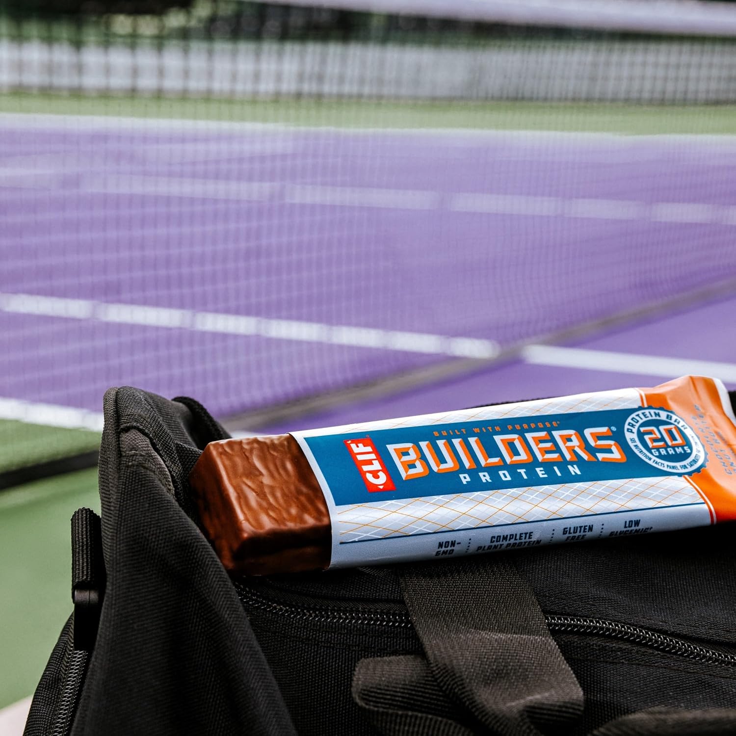 CLIF BUILDERS Protein Bars - Chocolate Peanut Butter Flavor - 20g Plant Based Protein - Gluten Free - Non-GMO - Low Glycemic - No Artificial