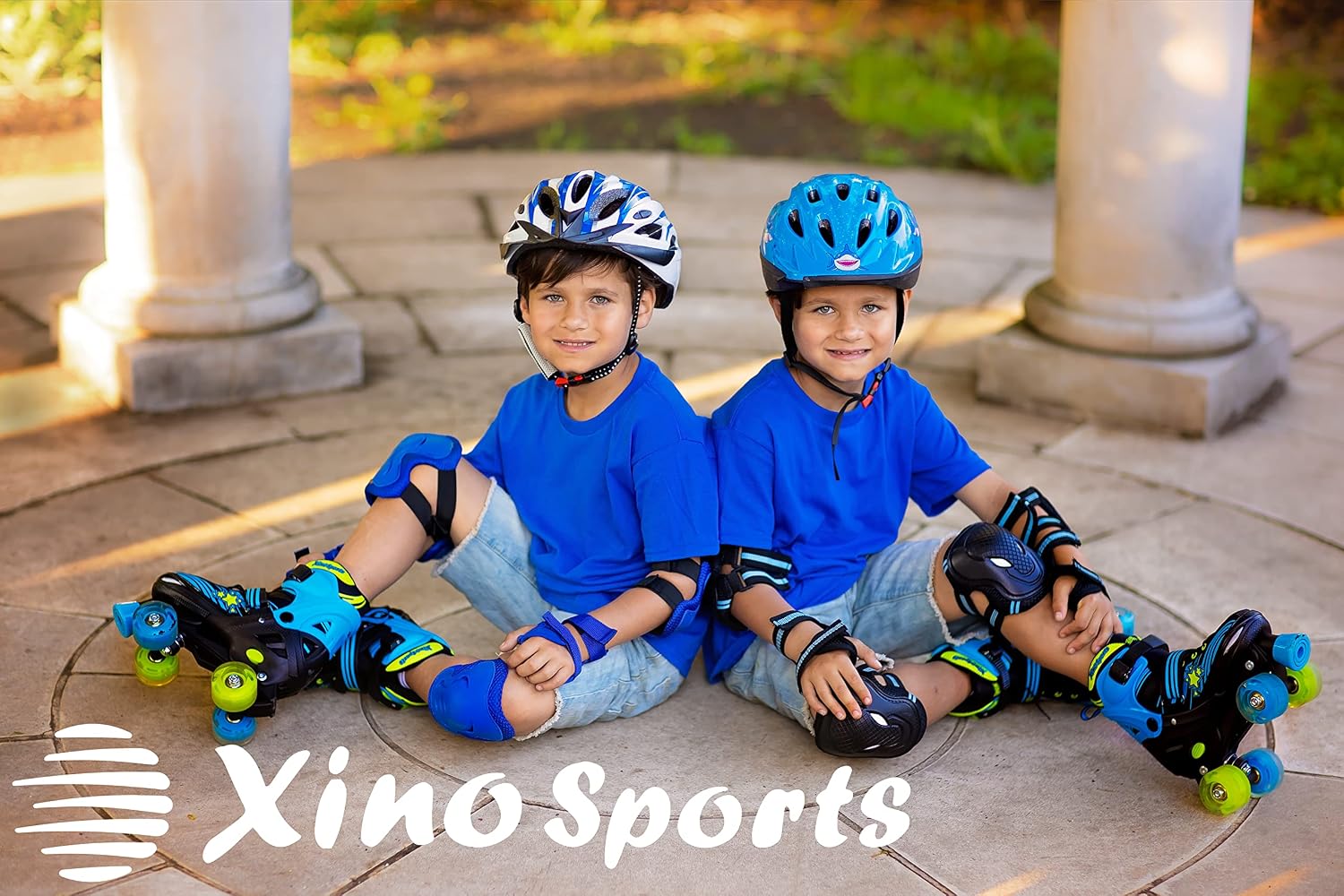 XinoSports Kids Adjustable Roller Skates for Girls & Boys with Light Up Wheels (Ages 5-20) – Roller Skates with Illuminating Wheels