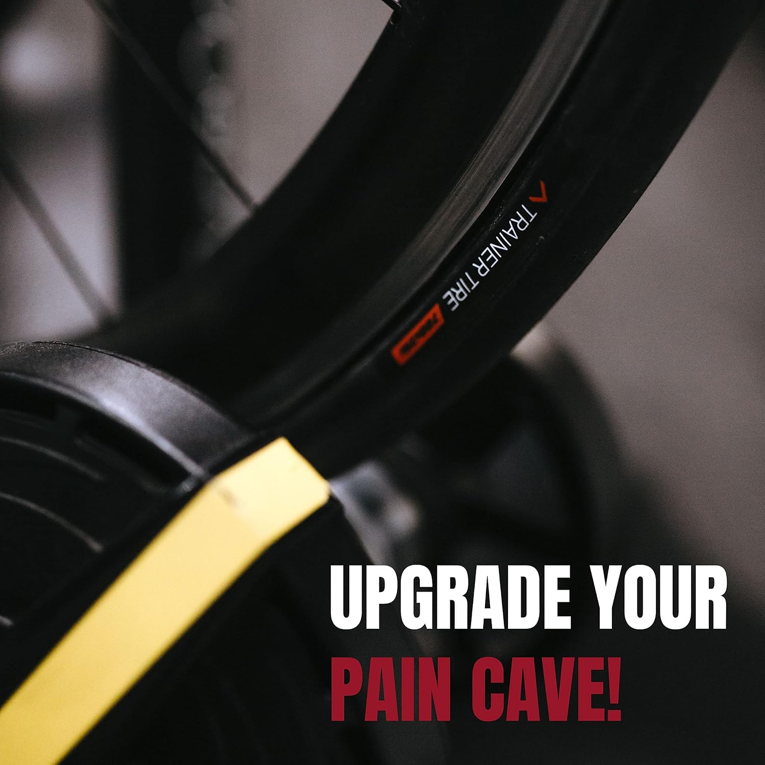 KOM Cycling Indoor Trainer Tire 700 x 25c - Road Bike Tire With Quiet Long Lasting Proprietary Rubber Compound - Perfect for Saris, Kinetic Kurt