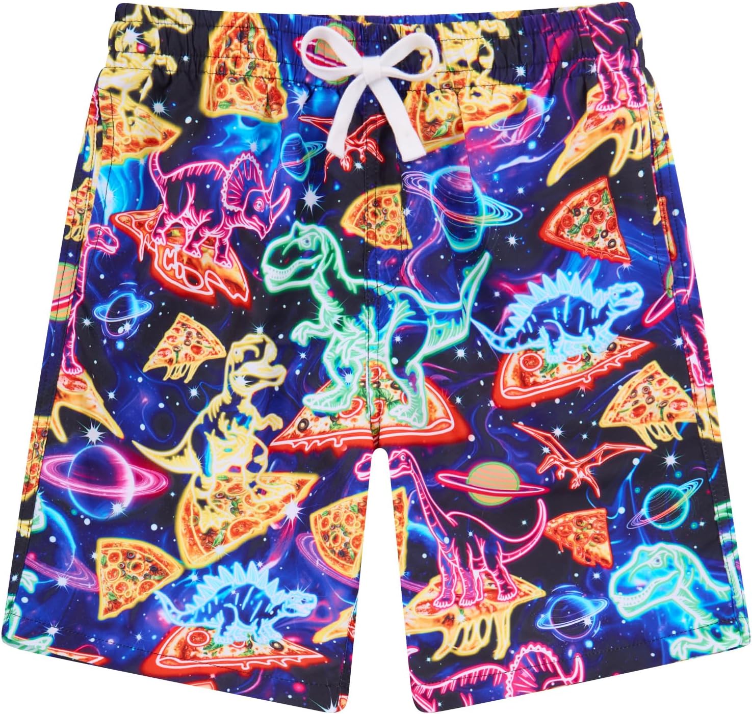 BFUSTYLE Boys Swim Trunks Mesh Lining Kids Bathing Suit 5-14 Years Shorts