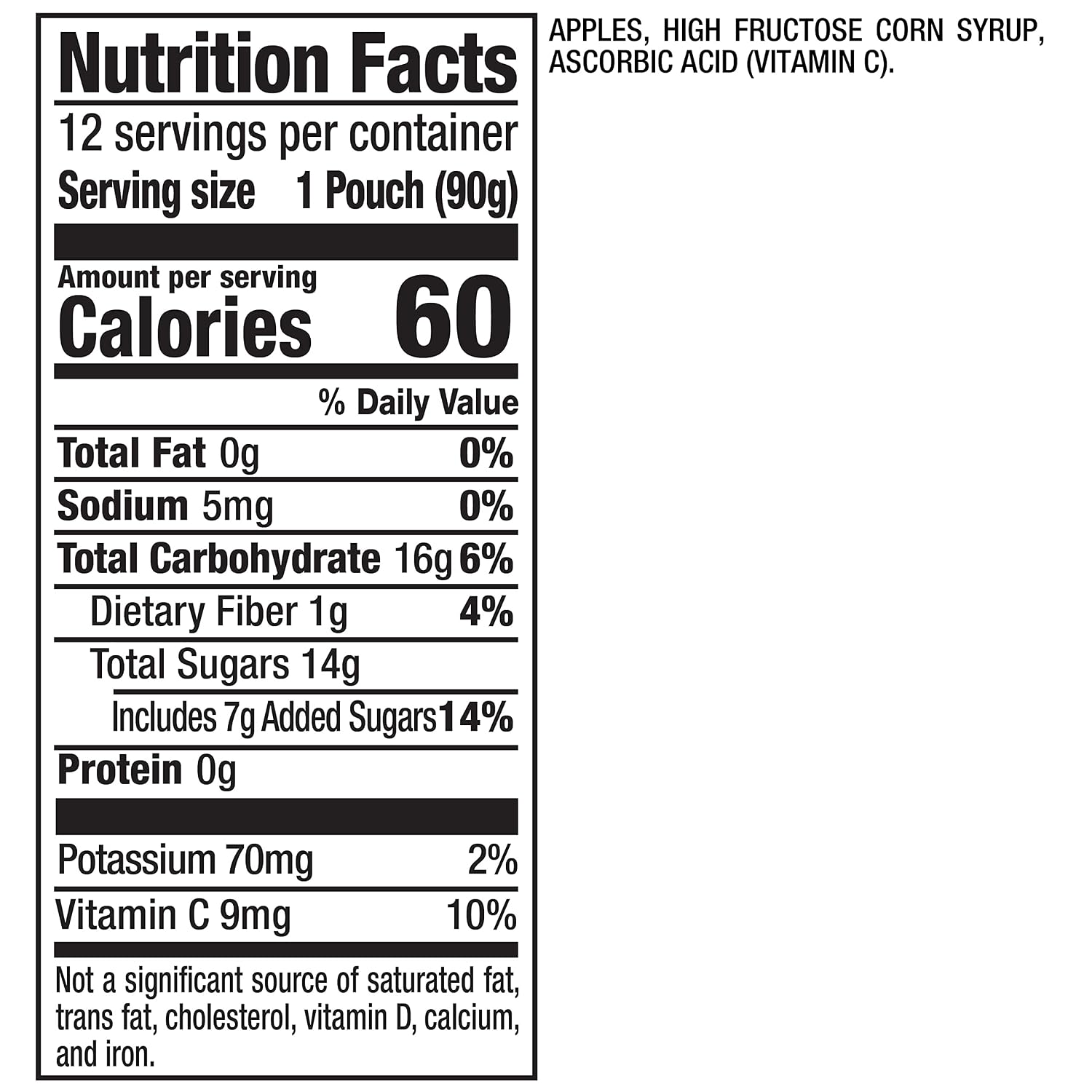 Mott's Original Applesauce, 3.2 Oz Clear Pouches, 48 Count (4 Packs Of 12), No Artificial Flavors, Good Source Of Vitamin C, Nutritious Option For The Whole Family
