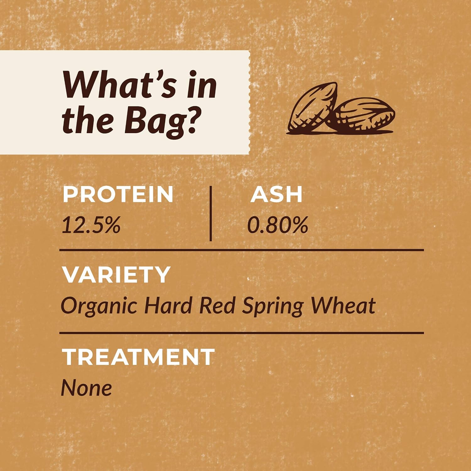 Organic 100% Whole Wheat Hi-Pro Fine Flour – 25 lb. bag