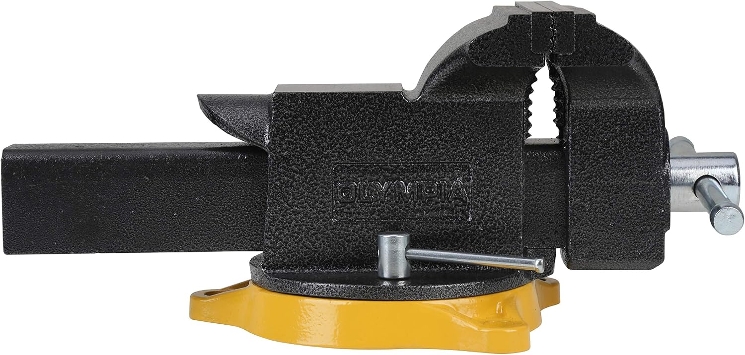 Olympia Tools 38-604 Bench Vise, Workshop Series, 4-Inch, gray