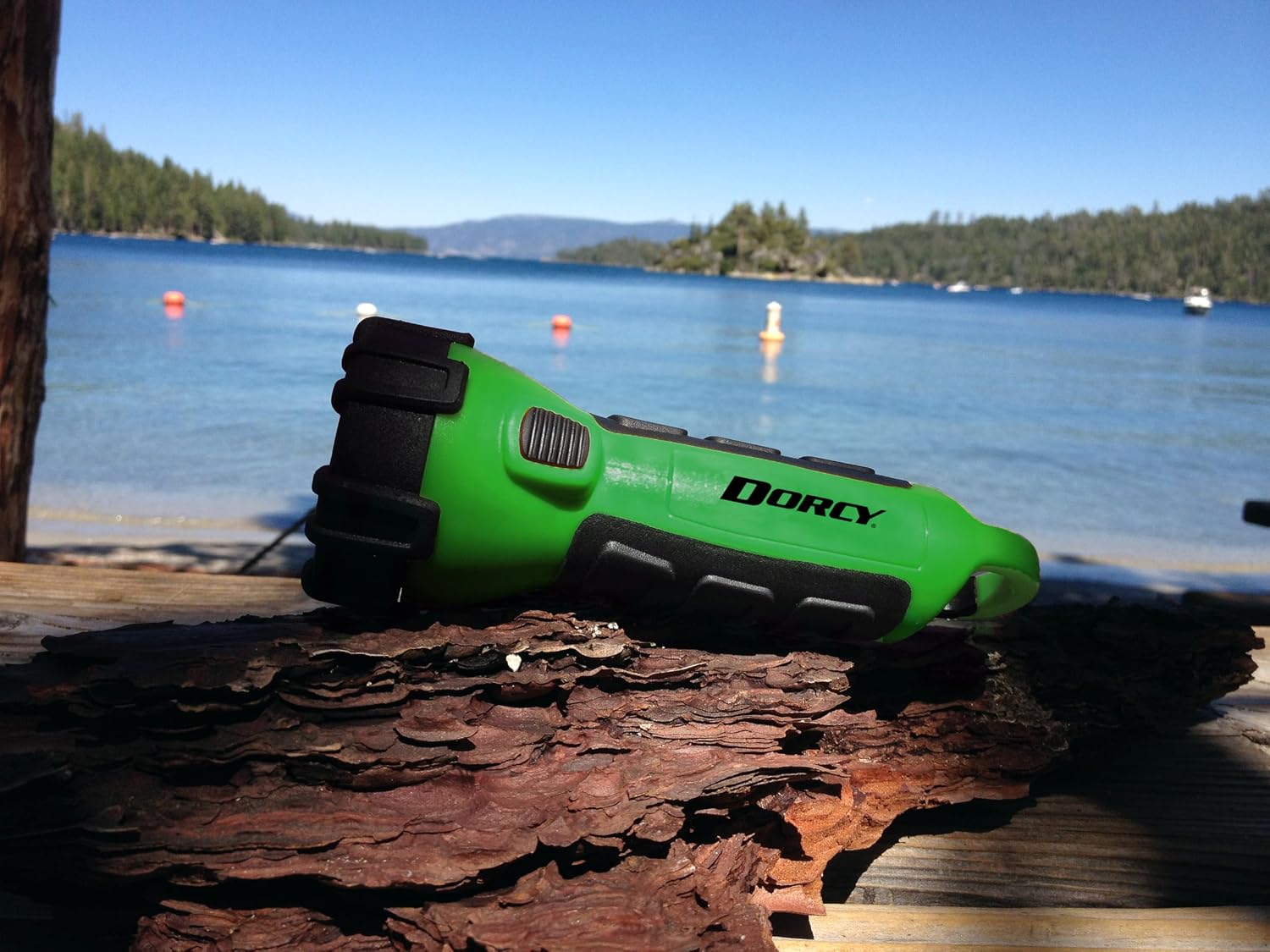 Dorcy 55 Lumen Floating Water Resistant LED Flashlight with Carabineer Clip, Purple (41-2508)