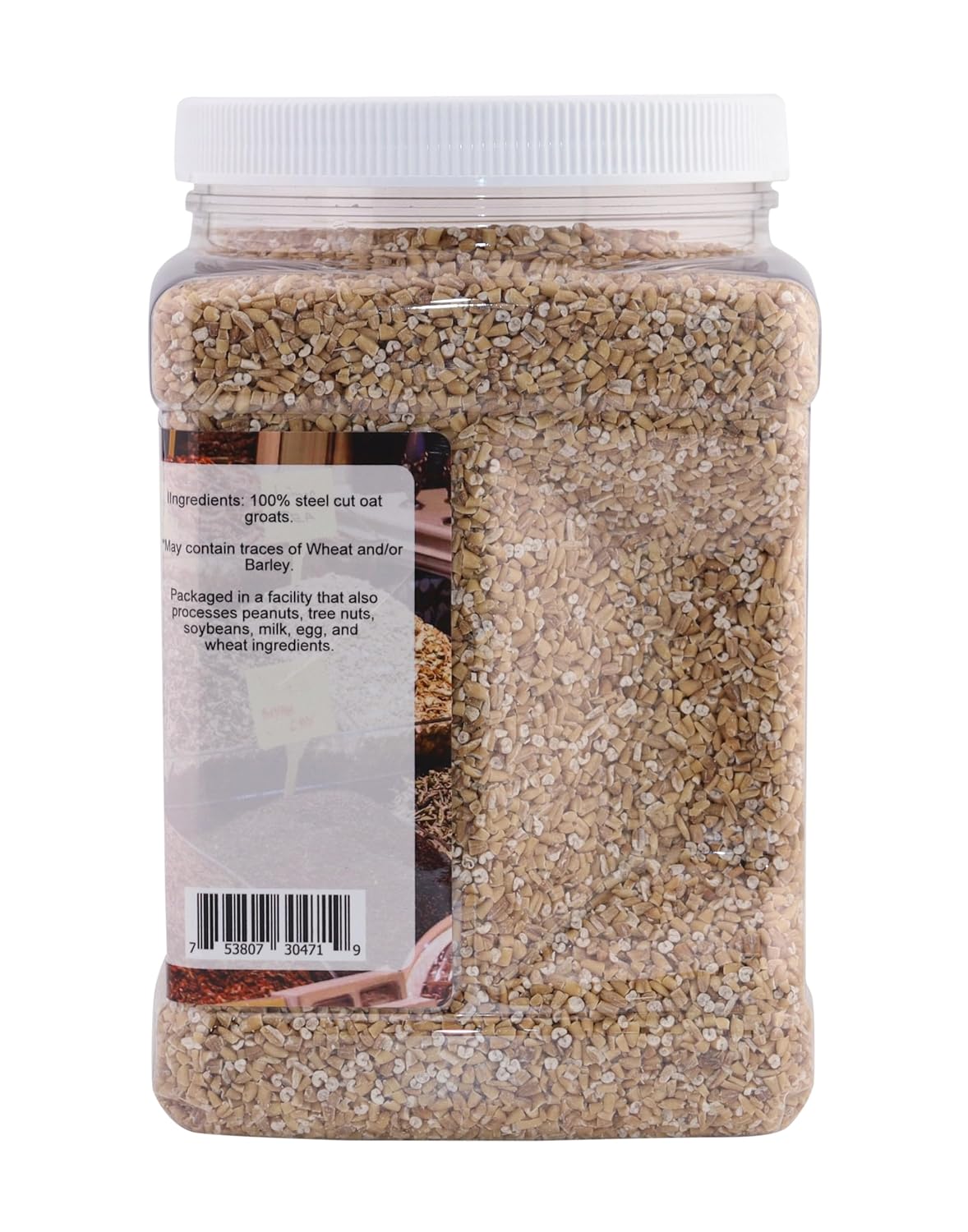Steel Cut Oat Groats - 3 Lb Tub
