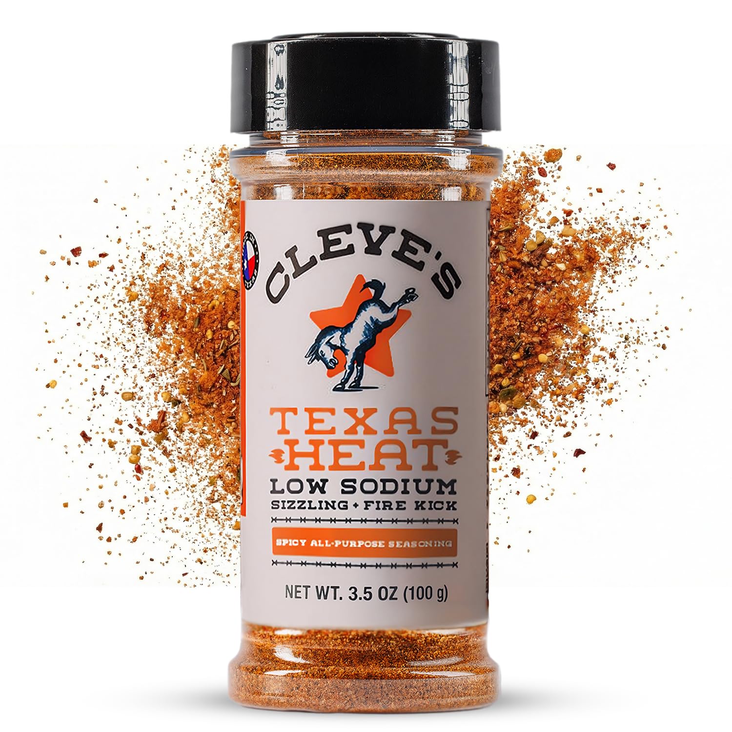 Cleve's Gourmet, Steak Seasoning for Grilling & Cooking, Steak Rub with Smoky Charred Flavor, Prime Rib Seasoning & Beef Seasoning, (Small, Cowboy Charcoal Steak Seasoning)