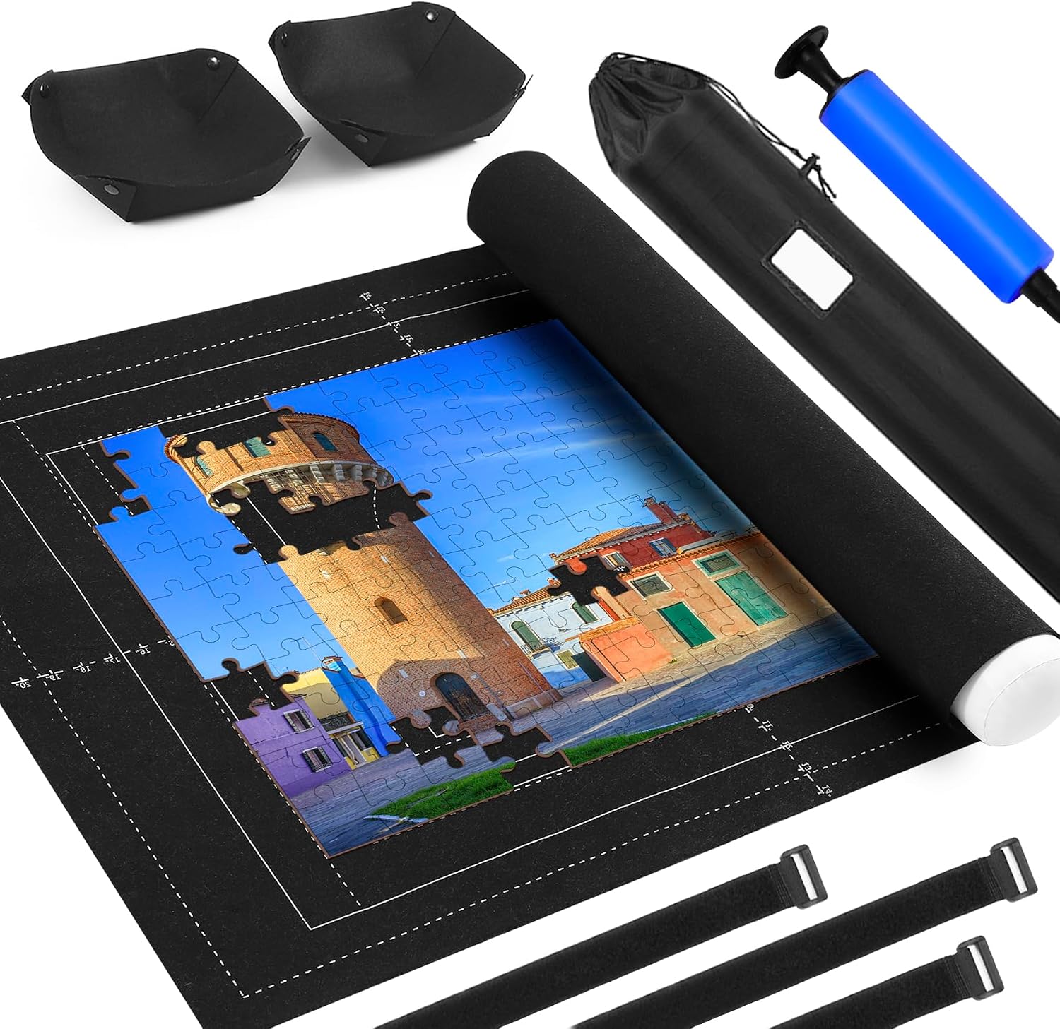Puzzle Mat Roll Up Puzzles Board for Jigsaw Up to 2000, 1500, 1000
