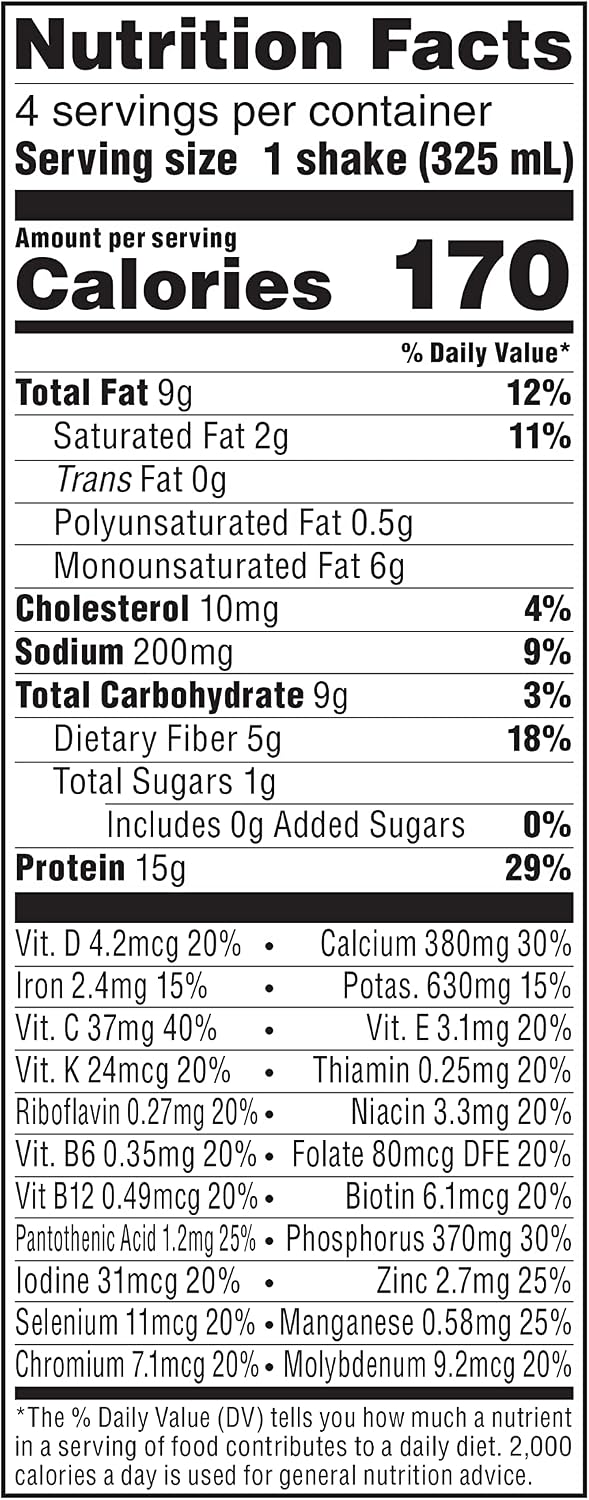 Atkins Dark Chocolate Royale Protein-Rich Shake. Rich and Creamy with Protein. Keto-Friendly and Gluten Free. (4 Shakes), 11 Fl Oz