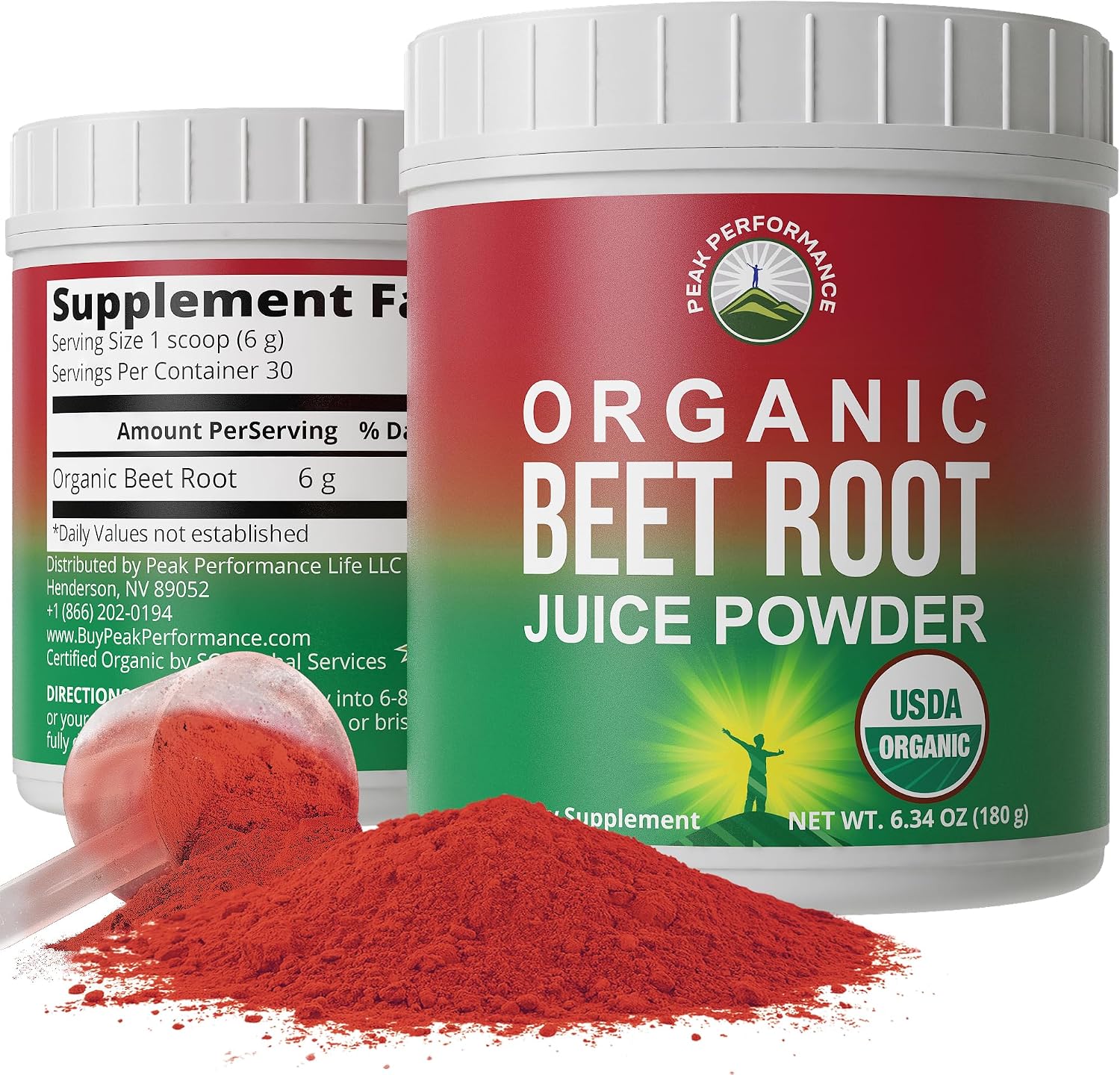 Organic Beet Root Powder. Ultra High Purity Super Food Beets Juice Powder | 100% Pure Nitric Oxide Boosting Beetroot Supplement. Keto, Paleo