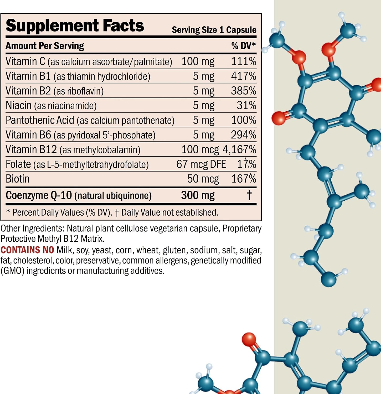 ANDREW LESSMAN Coenzyme Q-10 200 mg 30 Capsules - Essential for Energy Production and Optimum Key Organ Function, Anti-Oxidant Support, Depleted by Aging, Plus B-Complex. Easy to Swallow Capsules | 200 mg Coenzyme Q-10 plus bioavailable B Vitamins & Vita…