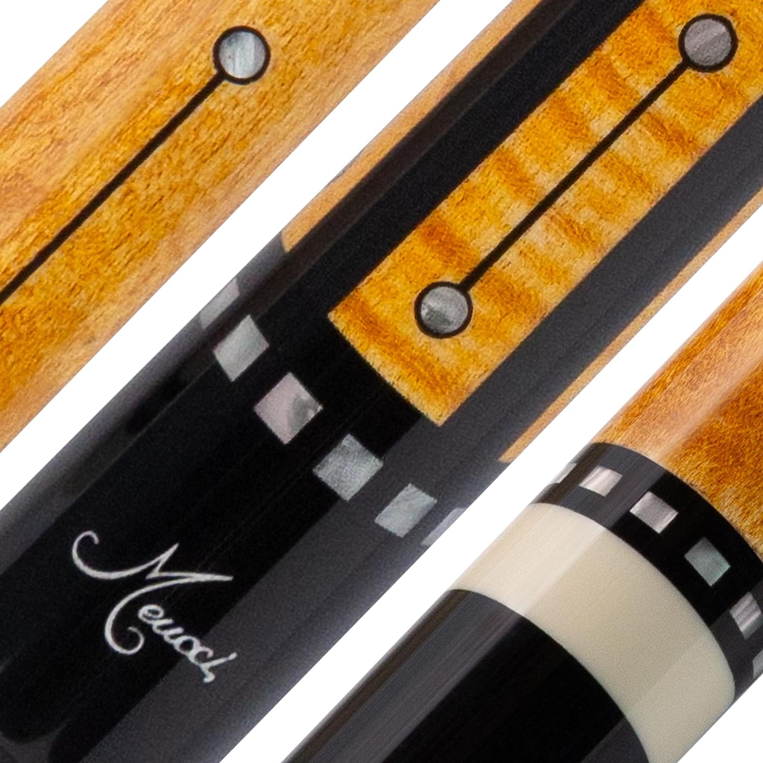 Meucci Pool Cue-Recession Buster 5-Pool Stick with Curly Maple Forearm-High Impact Cue Tips-Coated Irish Linen Wrap-19 Oz Low Deflection Pool Cue