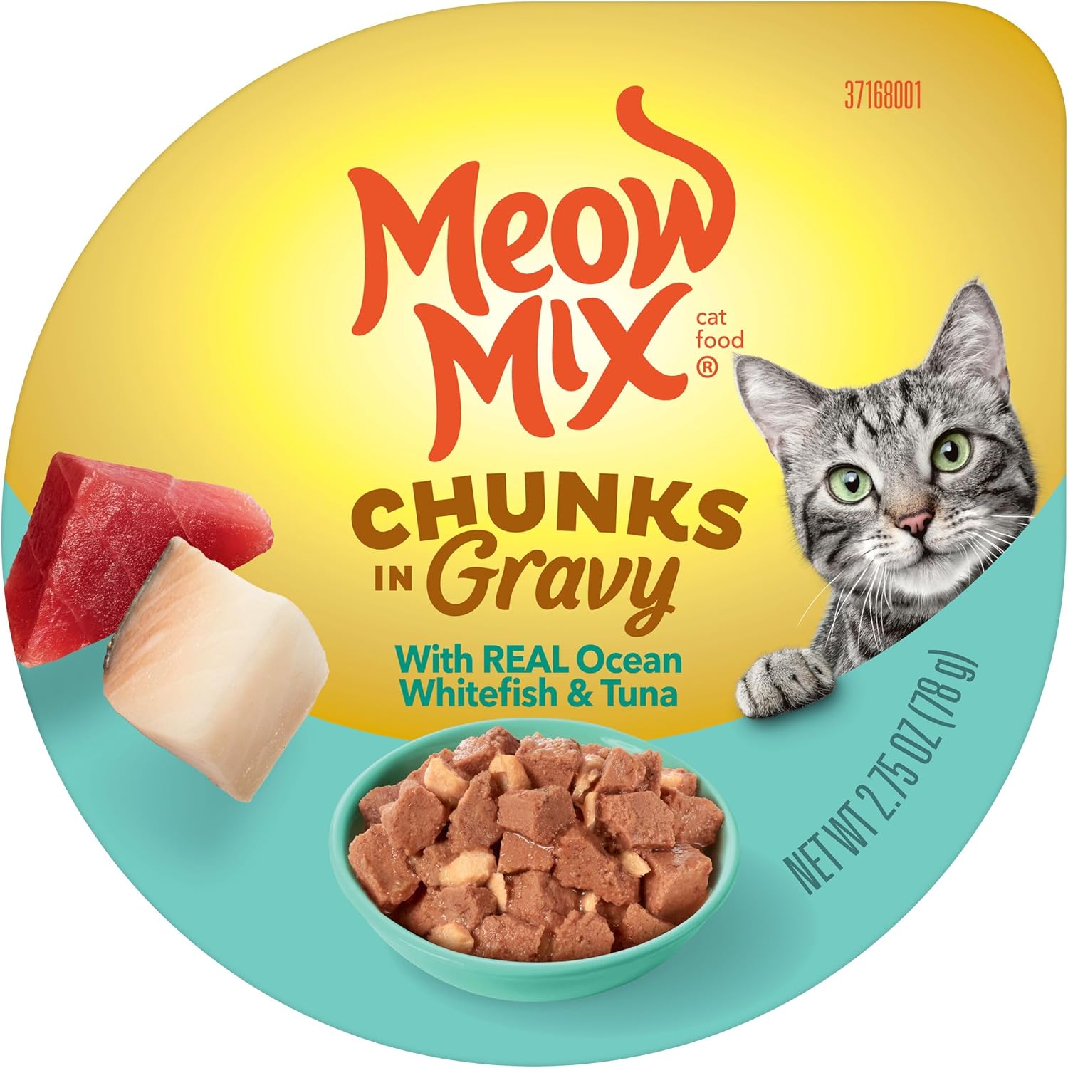 Meow Mix Seafood Favorites, Wet Food Variety Pack, 12 Cups