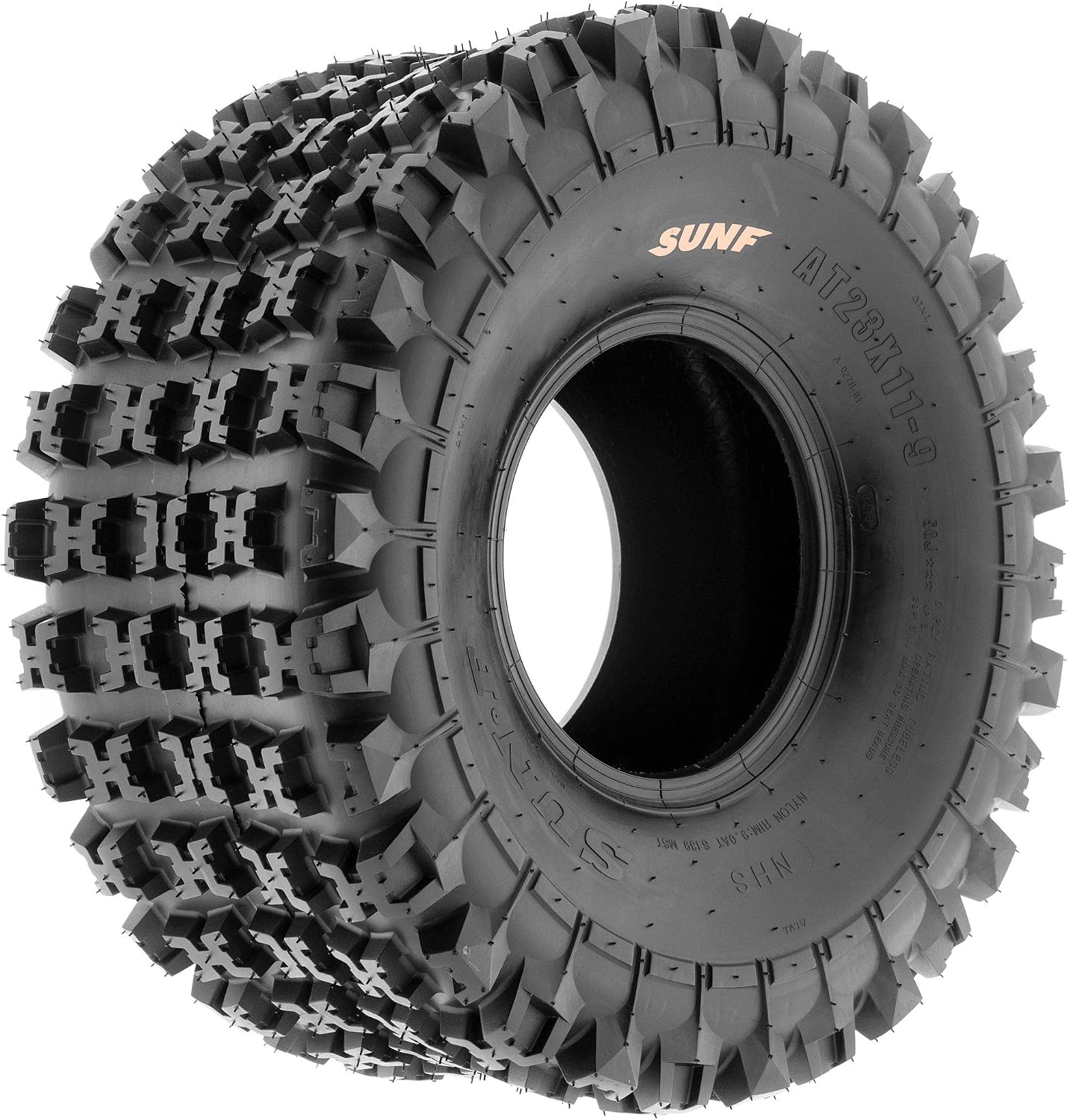 SunF 22x10-9 ATV UTV Knobby Tire 22x10x9 Sport Race 6 PR A027 - PAIR of 2