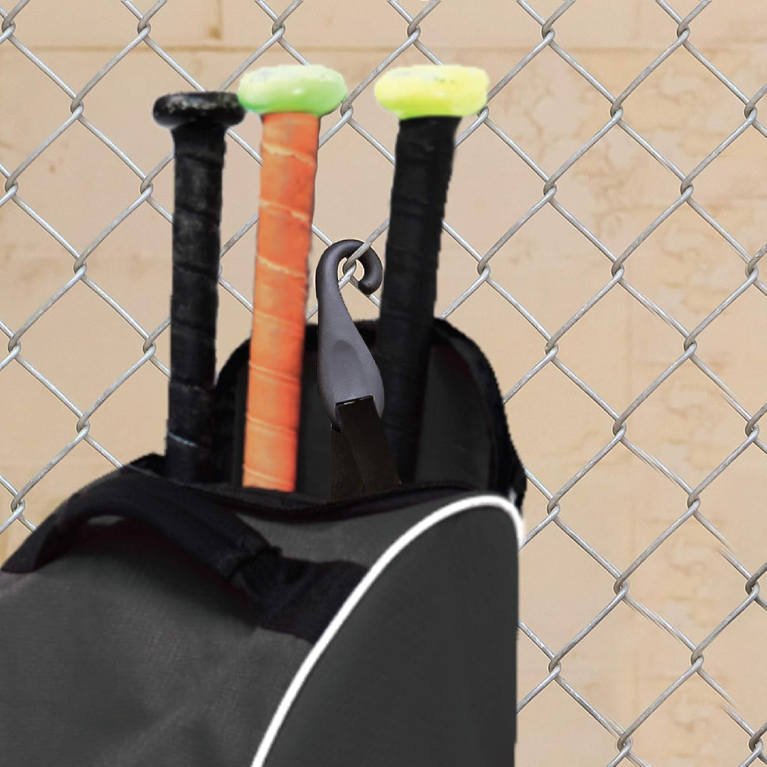 Athletico Rolling Baseball Bag Black