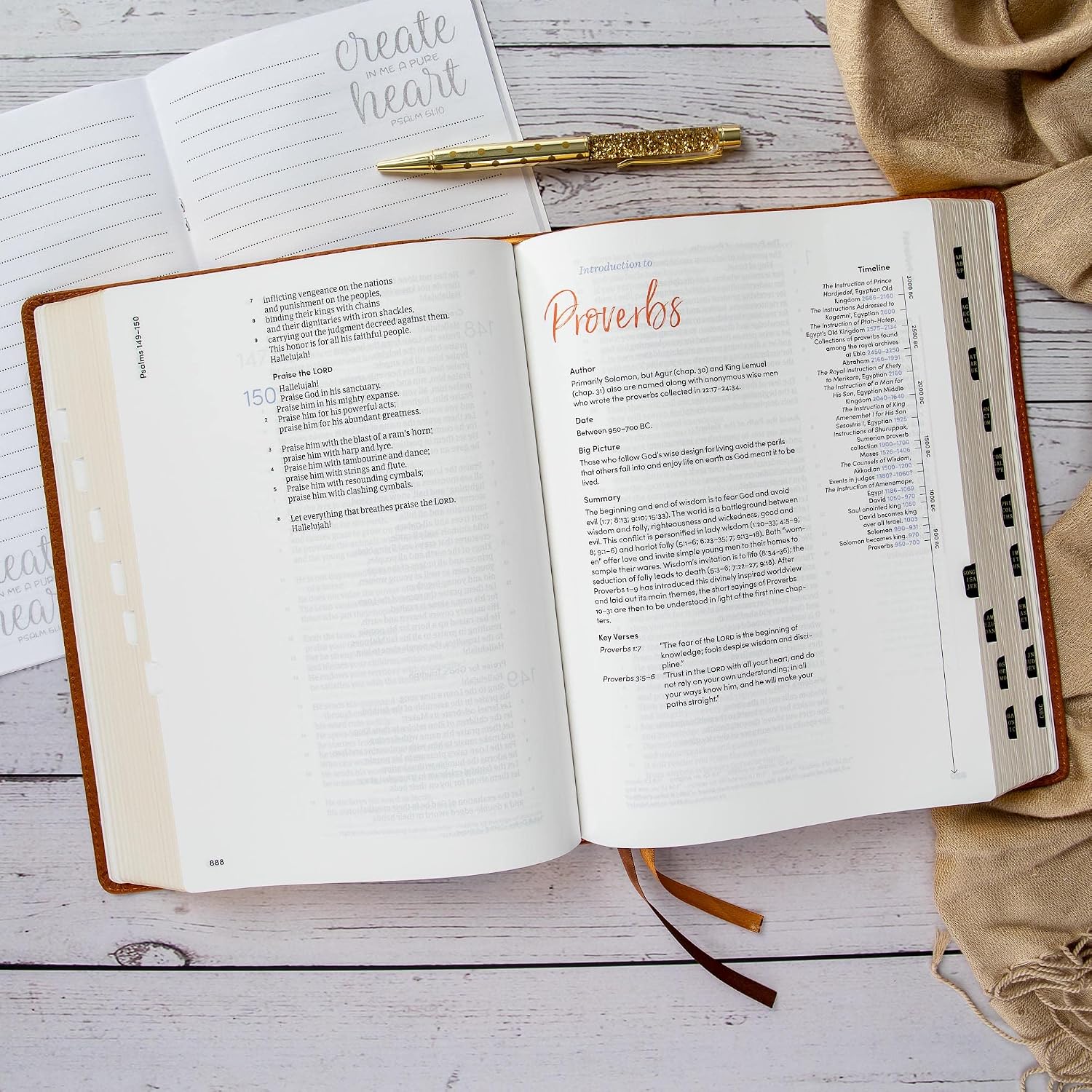 CSB Lifeway Women's Bible, Butterscotch Genuine Leather, Black Letter, Single-Column, Wide-Margins, Devotions, Articles, Word Studies