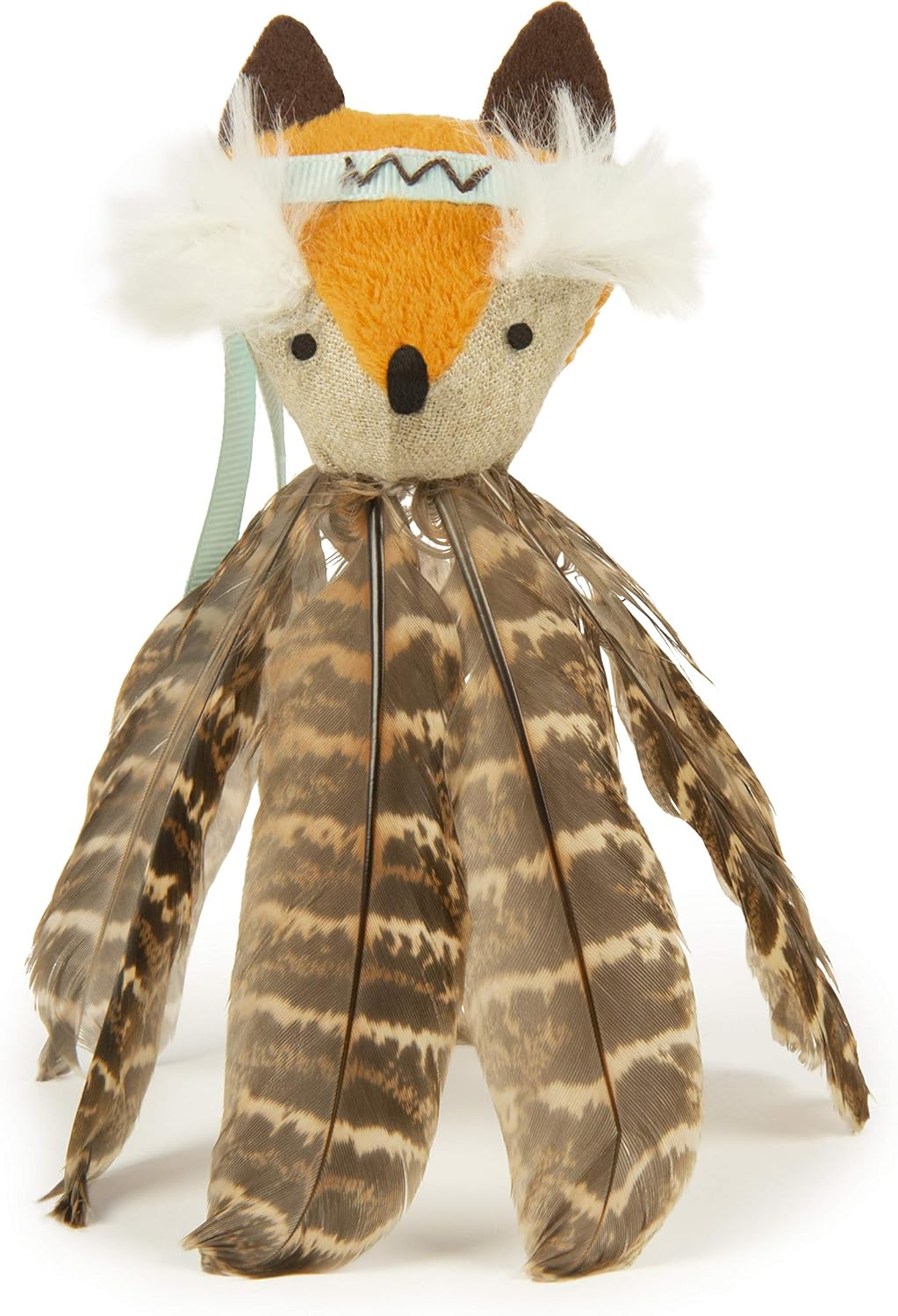 SmartyKat Flutter Balls Catnip Plush and Feather Cat Toys, Erratic Motion for Batting & Pouncing Fun for Cats & Kittens, Set of 2