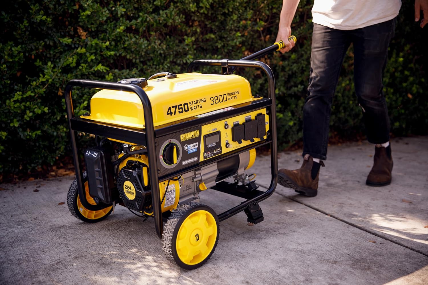 Champion Power Equipment 4750-Watt RV Ready Portable Generator with Free 3-Year Warranty, CARB Compliant