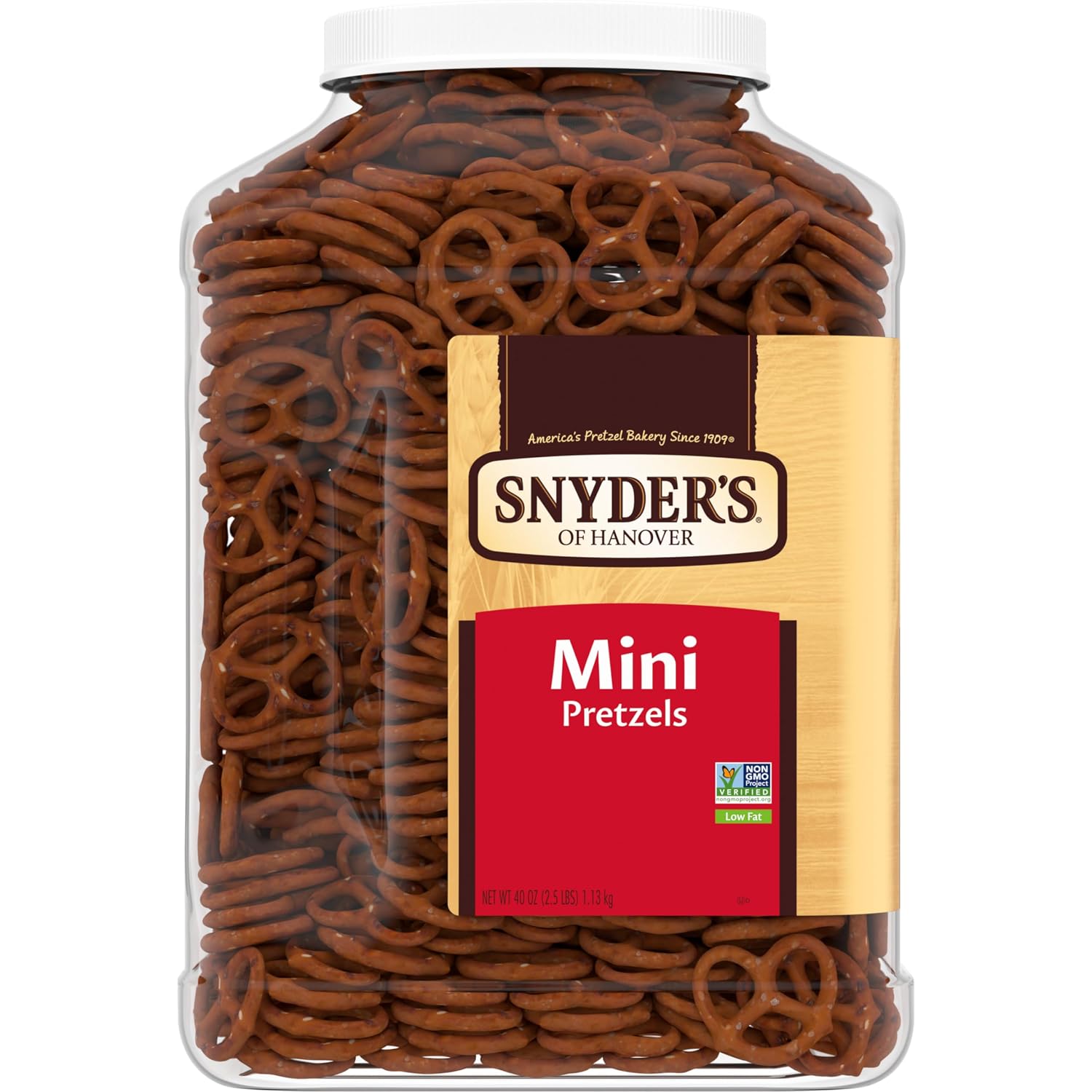 Snyder's of Hanover Mini Pretzels, 100 Calorie Individual Packs, 36 Ct