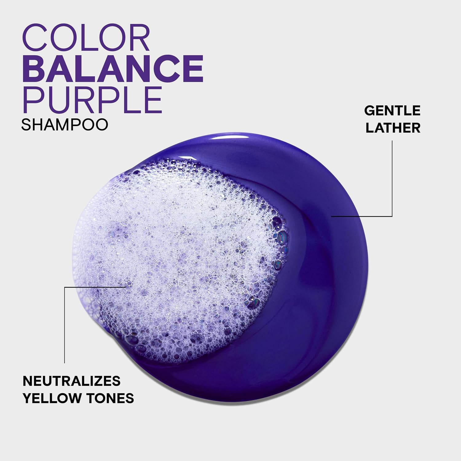 Joico Color Balance Purple Shampoo | For Cool Blonde or Gray Hair | Eliminate Brassy Yellow Tones | Boost Color Vibrancy & Shine | UV Protection