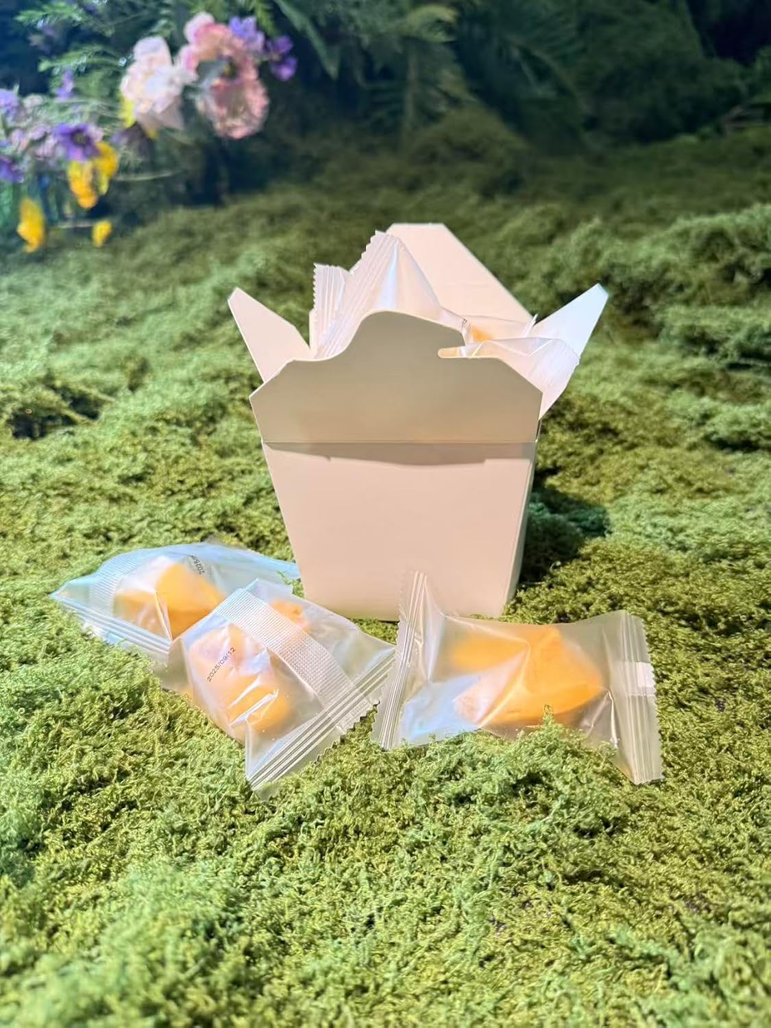 50 pack 16oz chinese white take out paper box,Noodle Take Out Food collapsible Container