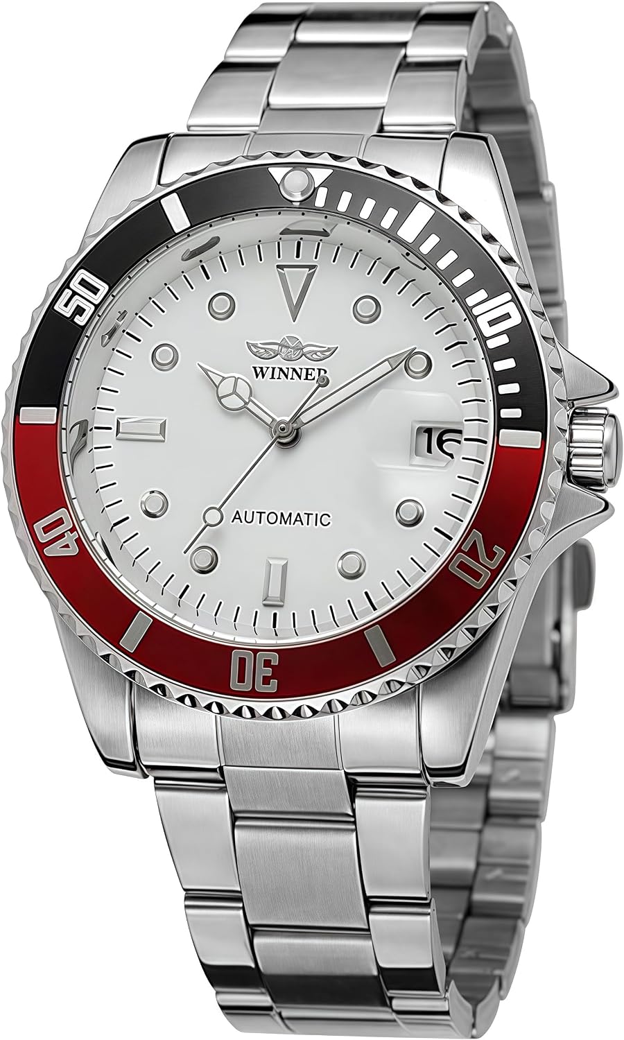 MASTOP Mens Automatic Mechanical Watches Stainless Steel Waterproof Luxury Watch for Men Reloj Automático para Hombre