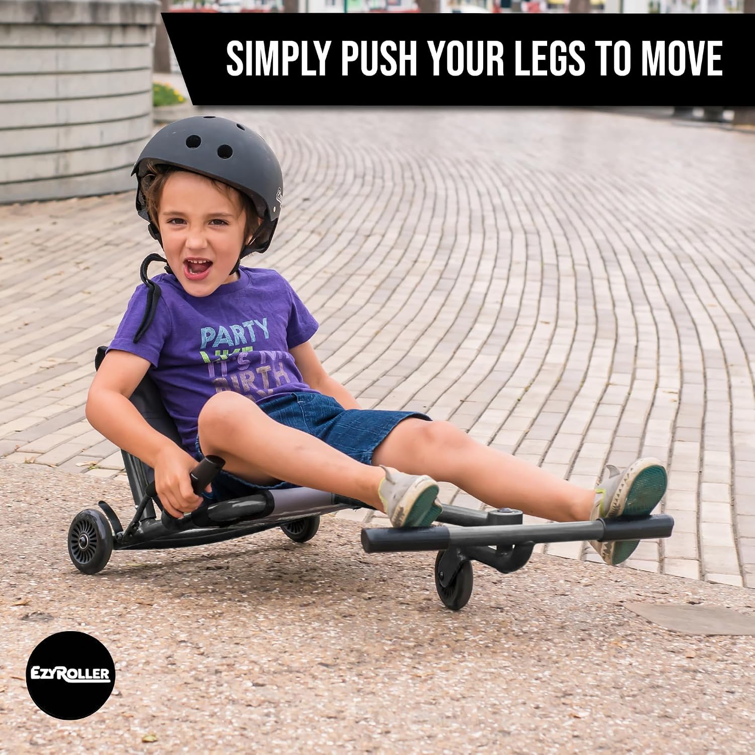 EzyRoller Classic Ride On Toy for Kids, Ages 3-12, Up to 154 lbs