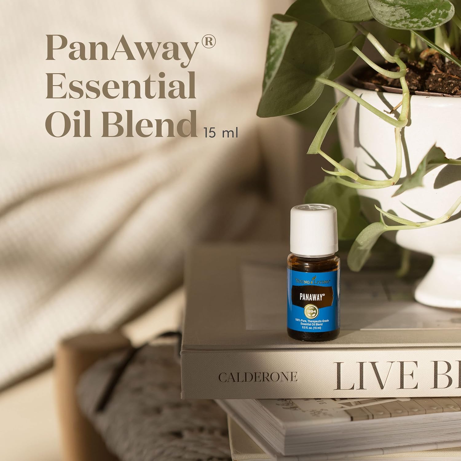 Young Living Thieves Vitality Essential Oil Blend | 5 ml | Warm Spicy Herbal Aroma for Diffusers, Massage & Aromatherapy | Clove, Lemon, Cinnamon, Eucalyptus & Rosemary Blend | Seed to Seal Quality