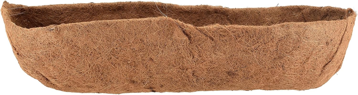 Arcadia Garden Products Extra Durable CB52 18-inch Coco Liner for Half Round Circle Wall Mounted Planters
