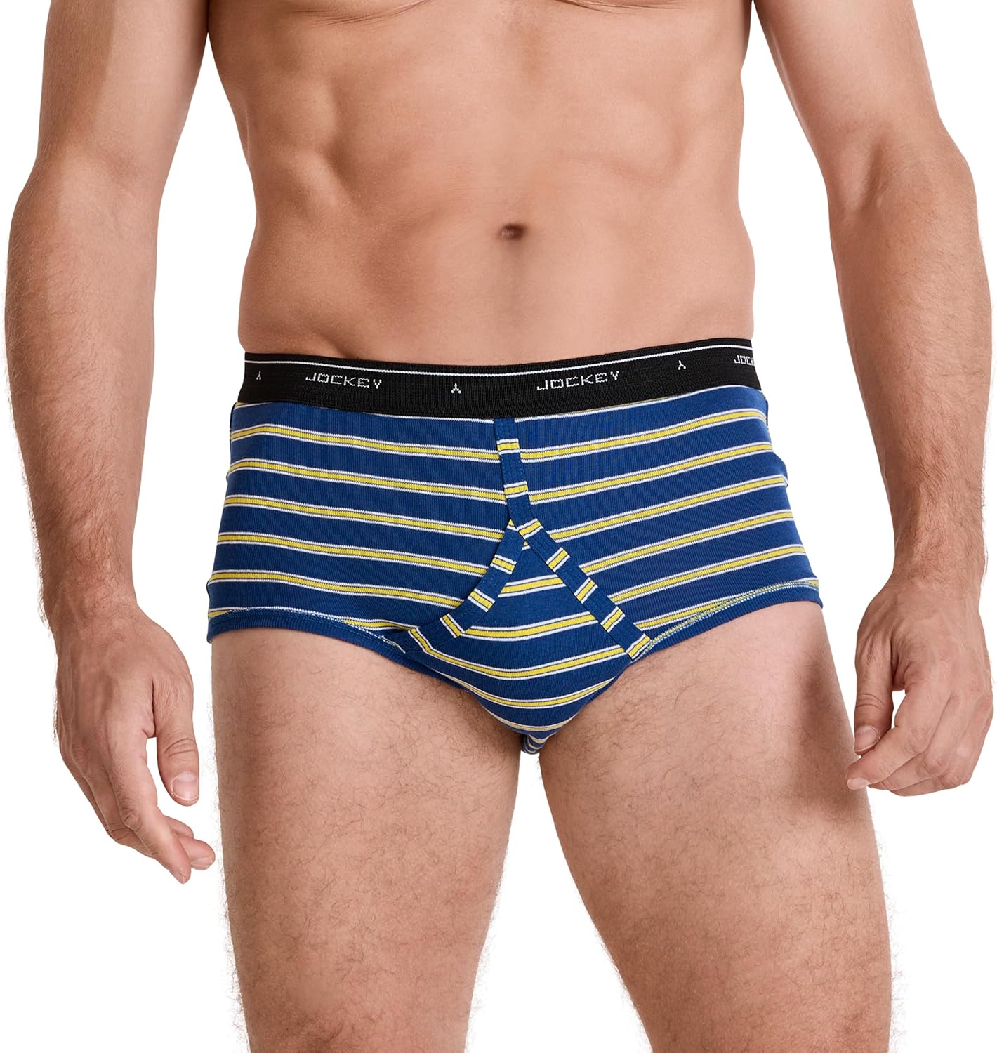 Jockey Classic Full Rise Brief- 3 Pack - 100% Cotton Underwear for Men