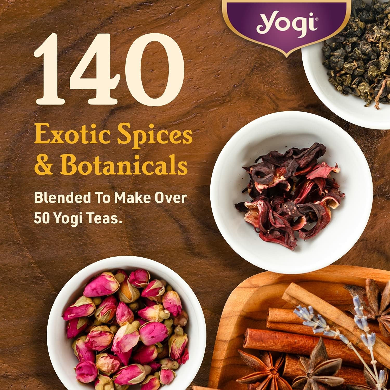 Yogi Tea - Green Tea Kombucha (6 Pack) - Supplies Antioxidants to Support Overall Health - Contains Caffeine - 96 Organic Green Tea Bags