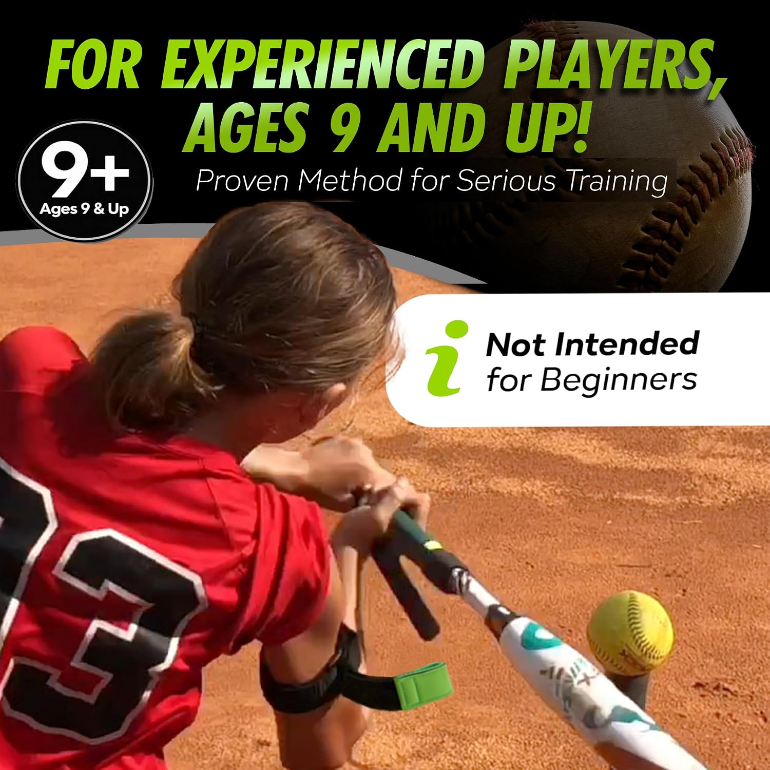 Baseball/Softball Hitting Trainer – Swing Trainer Aid for Batting & Hitting Practice – Baseball Training Equipment to Improve Bat Speed