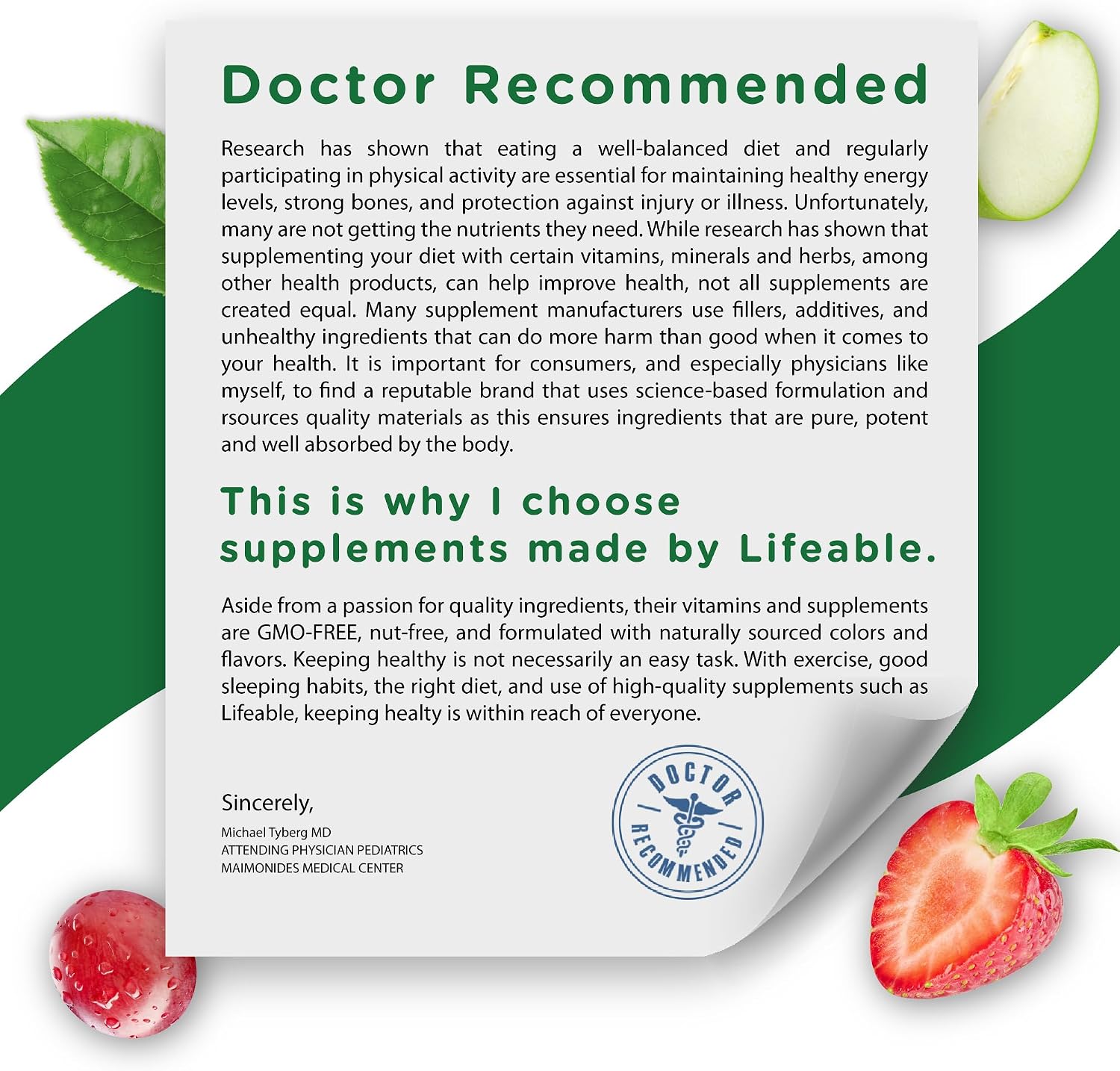 Lifeable Zinc Gummies for Women and Men, Maximum Strength 50 mg, 90 Ct