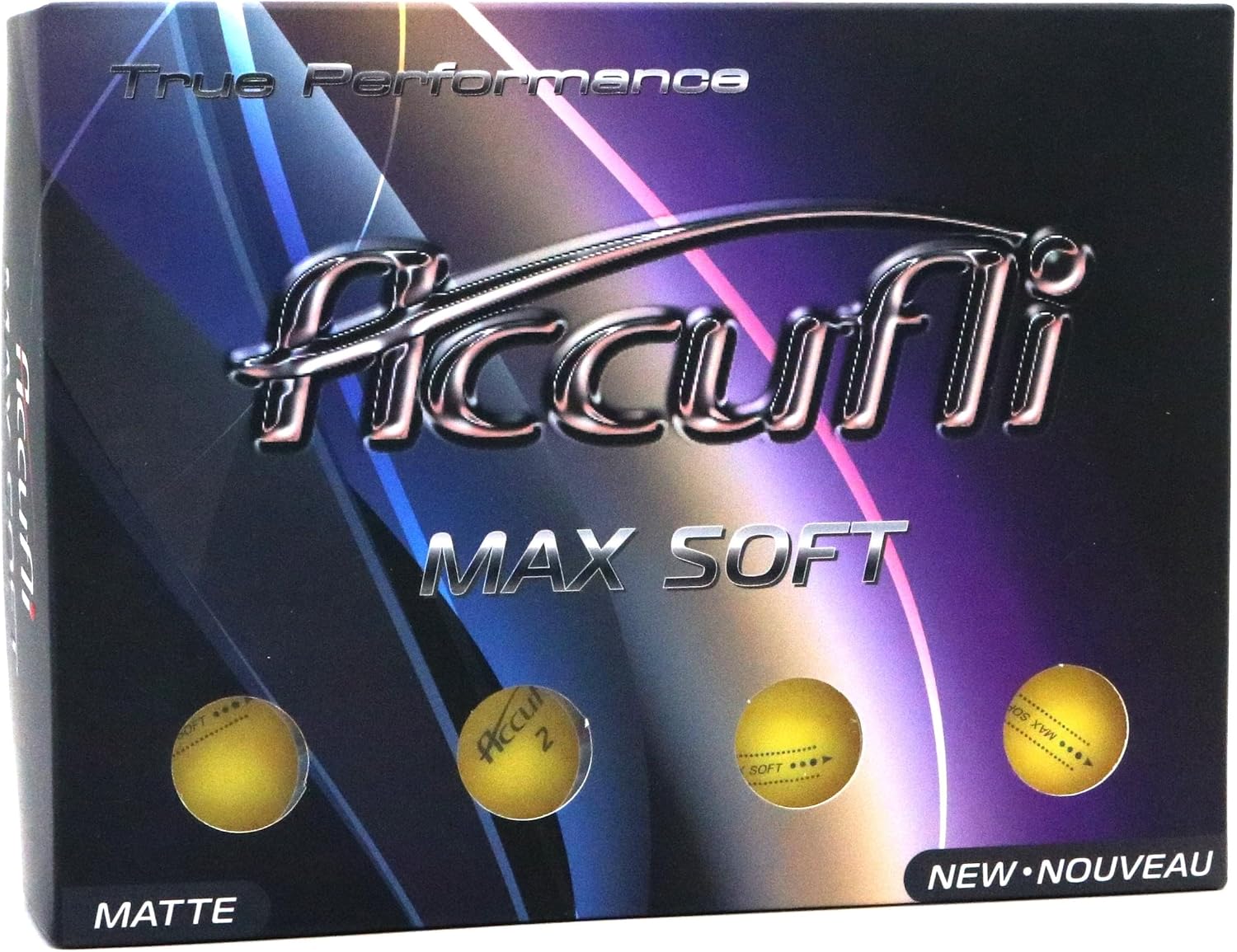 ACCUFLI Max Soft Matte Golf Balls