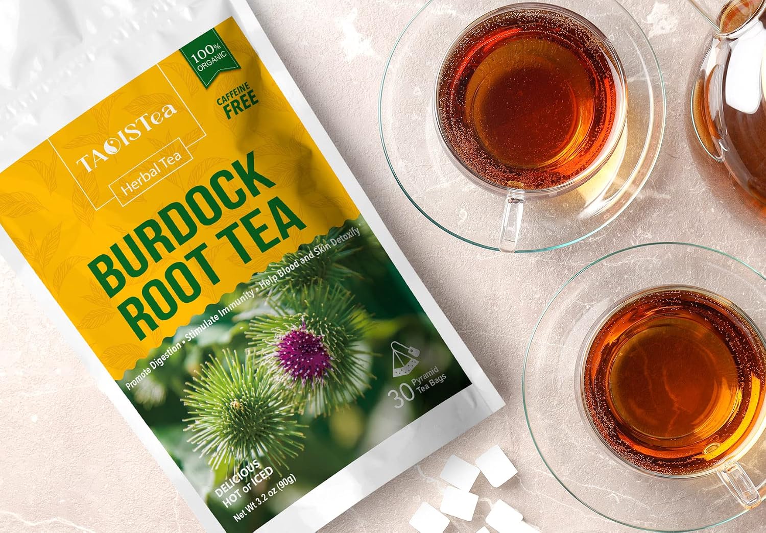 TAOISTEA 14 Day Detox Tea for Weight Loss, Body Cleanse, Metabolism Boost - Morning Boost and Night Cleanse Teas