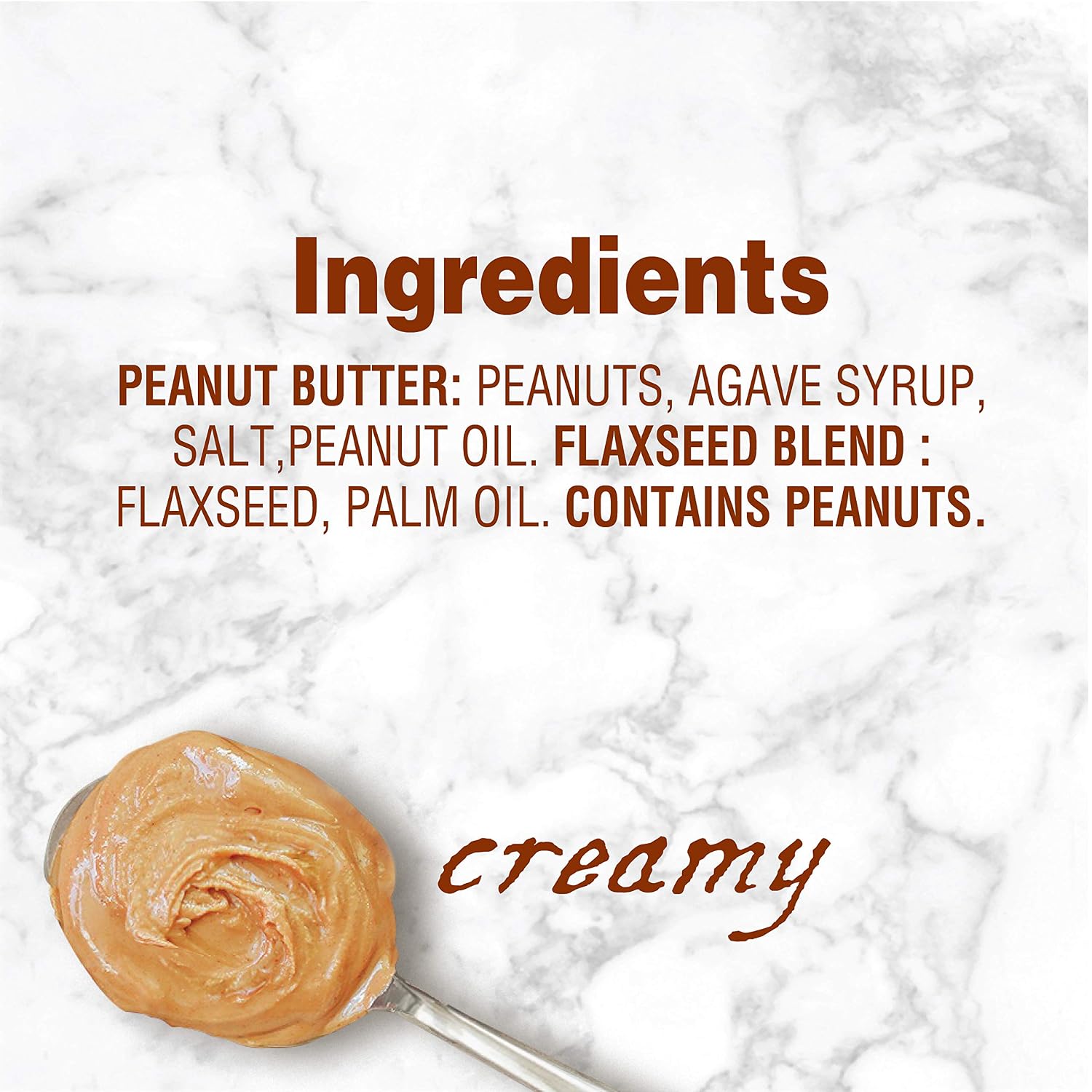 Earth Balance Creamy Peanut Butter and Flaxseed Spread, 16 oz.