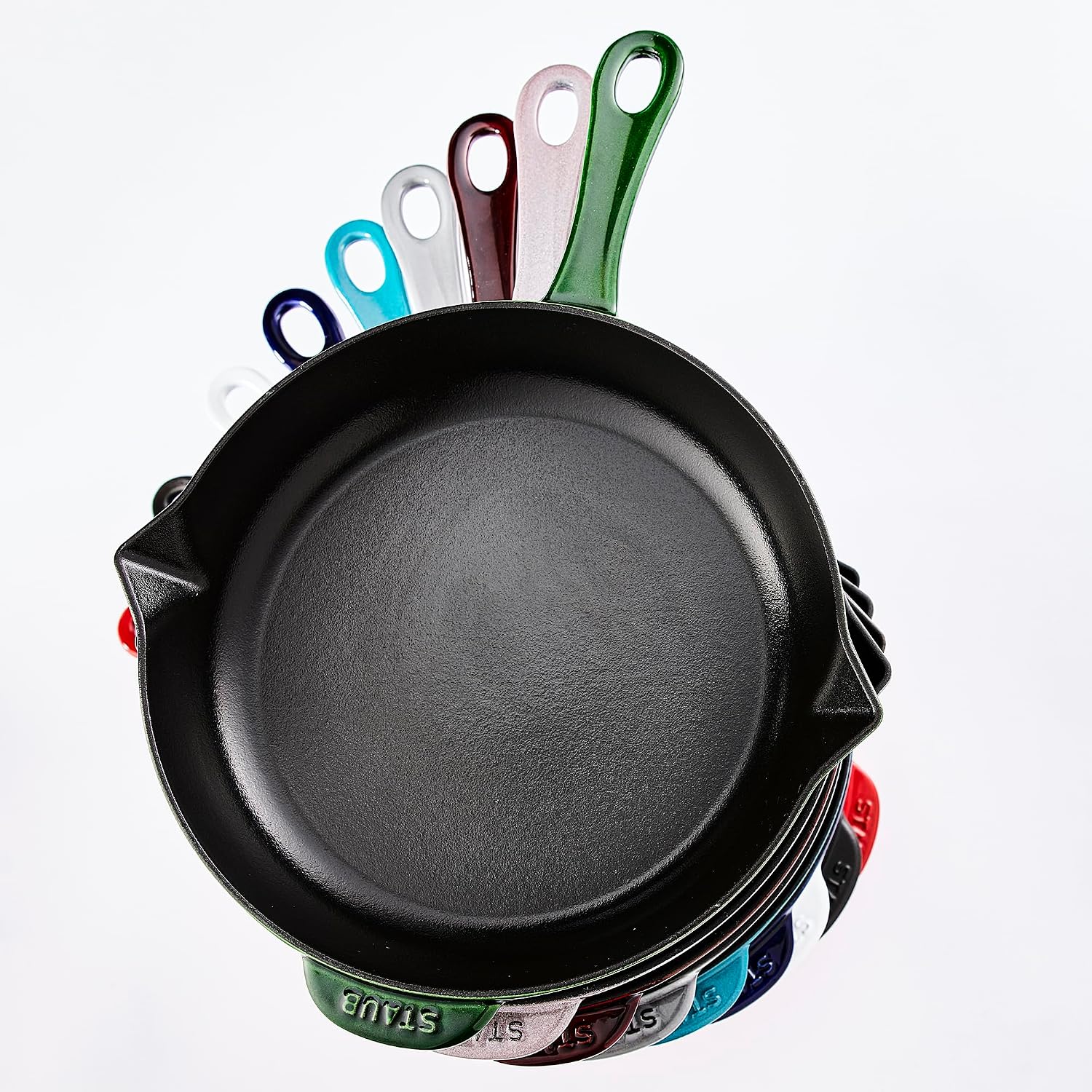 Staub Cast Iron 10-inch Fry Pan - Grenadine, Made in France