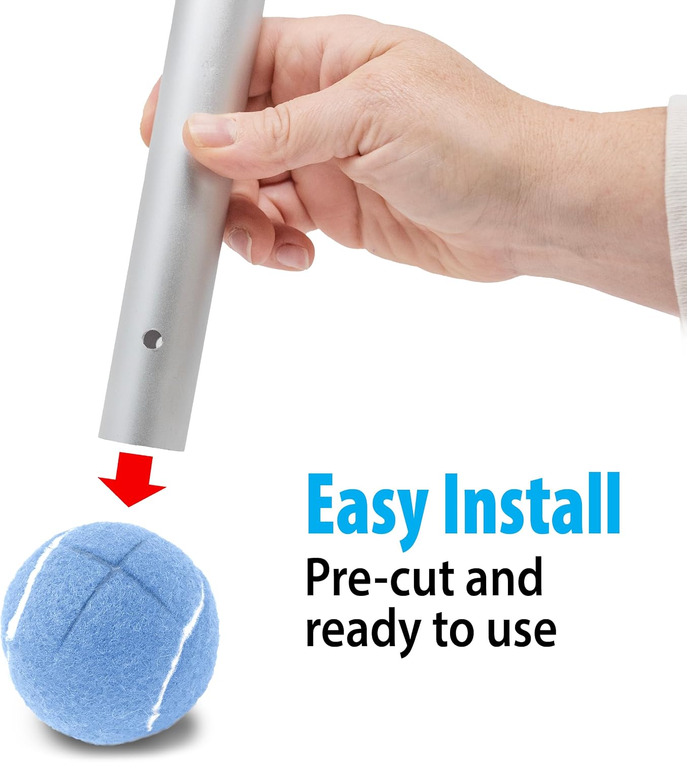 Top Glides Precut Walker Tennis Ball Glides