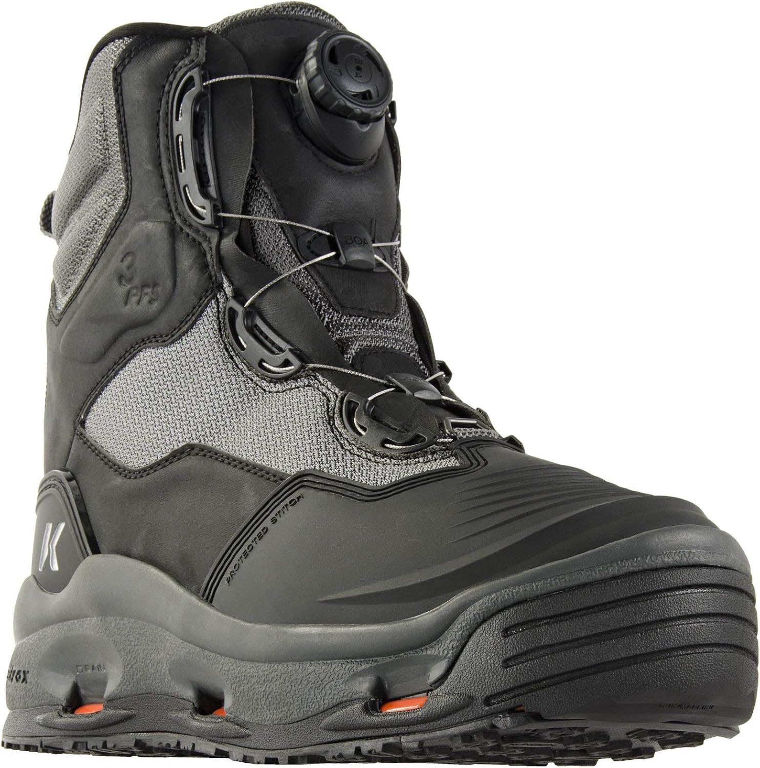 Korkers Men's Darkhorse Fishing / Wading Boot, Includes Interchangeable Felt & Kling-On Soles