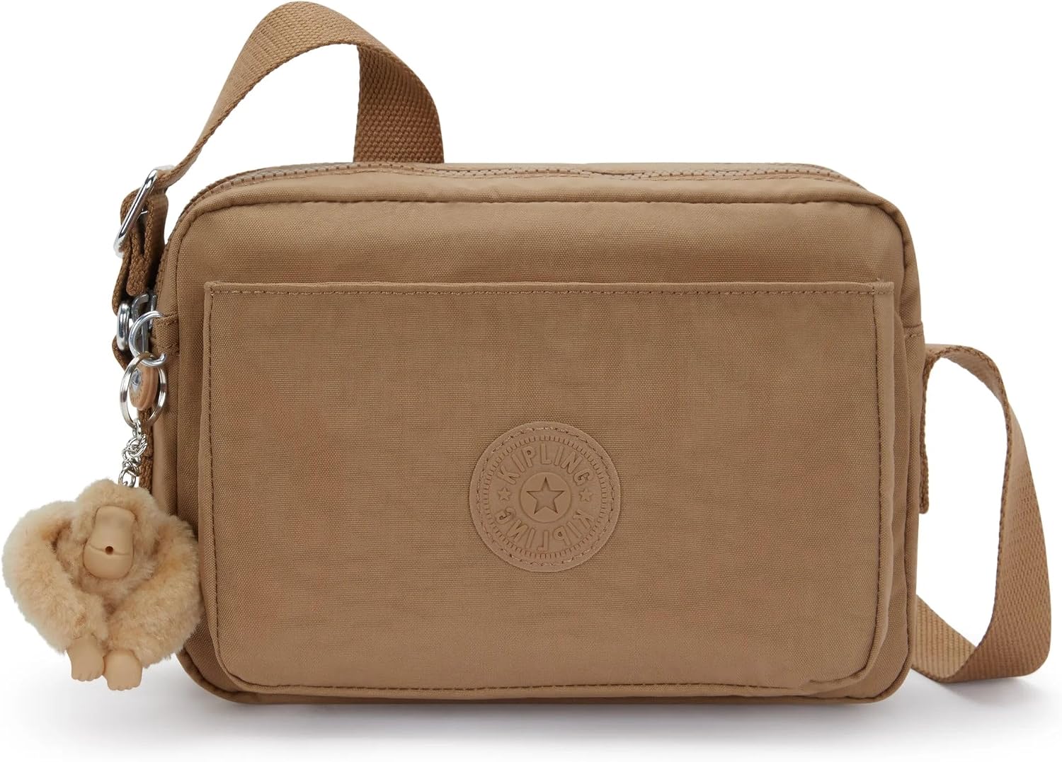Kipling Women’s Abanu Medium Crossbody Bag, Lightweight, Adjustable Nylon Waist Pack with Multi-Compartment Zip Pockets