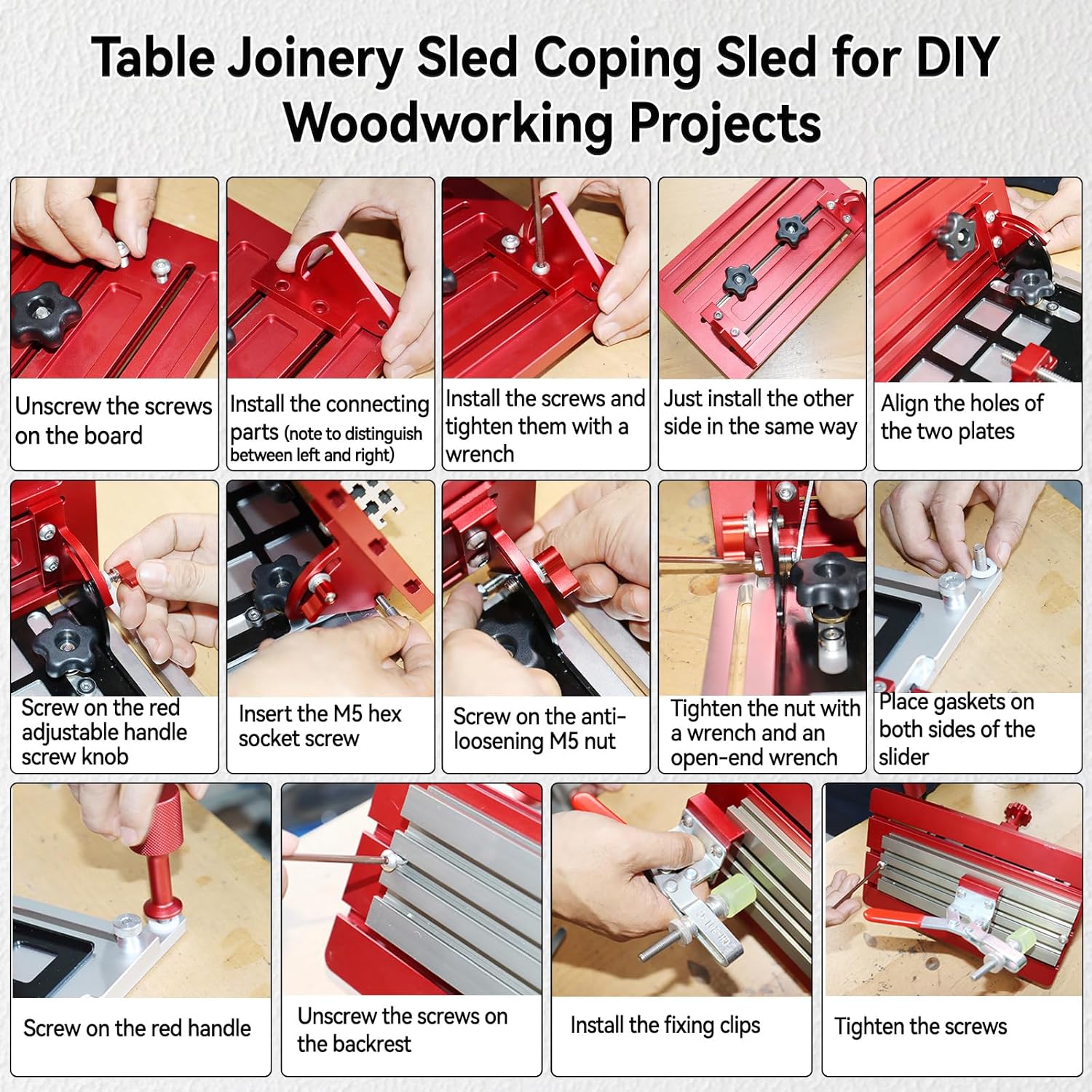 Adjustable Angler Joinery Sled
