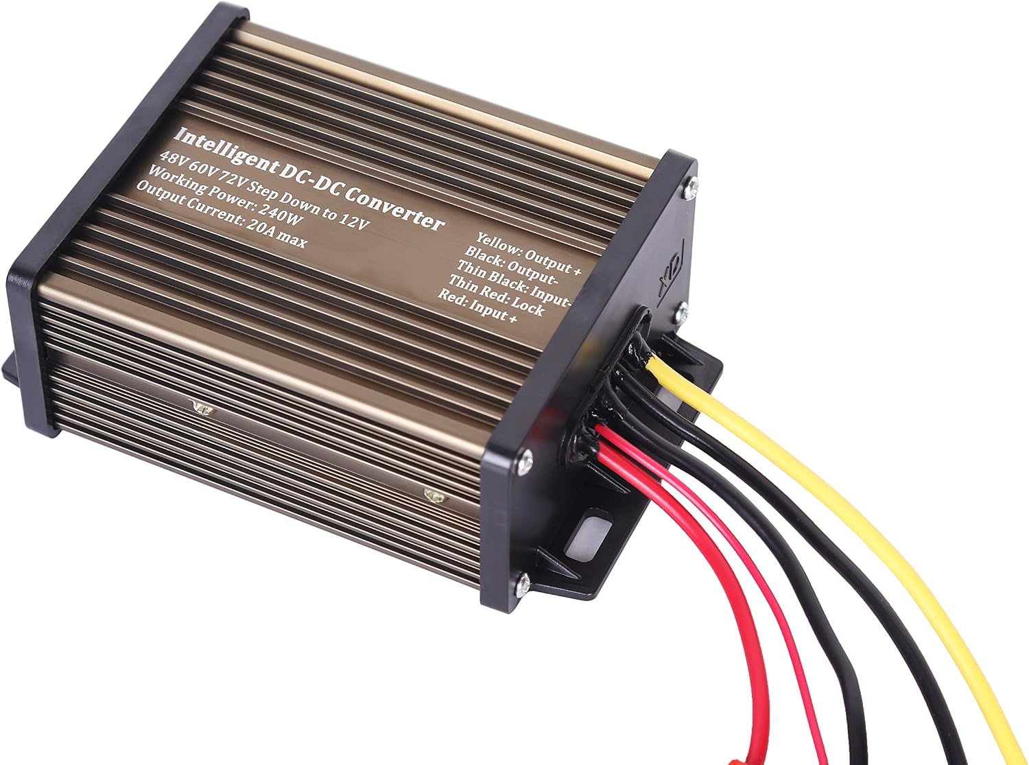 Pro Chaser DC-DC 72V 60V 48V Volt Voltage to 12V Step Down Voltage | Voltage Reducer Regulator 10A 15A 20A 25A 30A 35A for Scooters Bicycles & Golf Carts