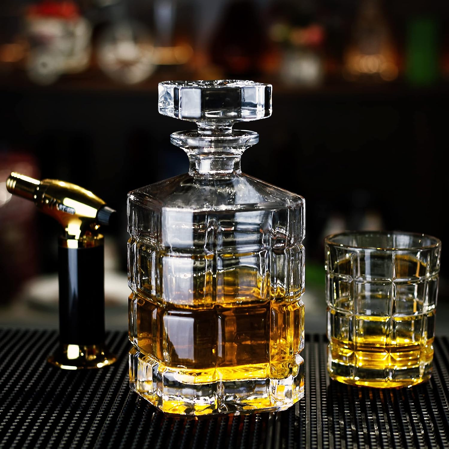 LUXU Whiskey Decanter,25 oz