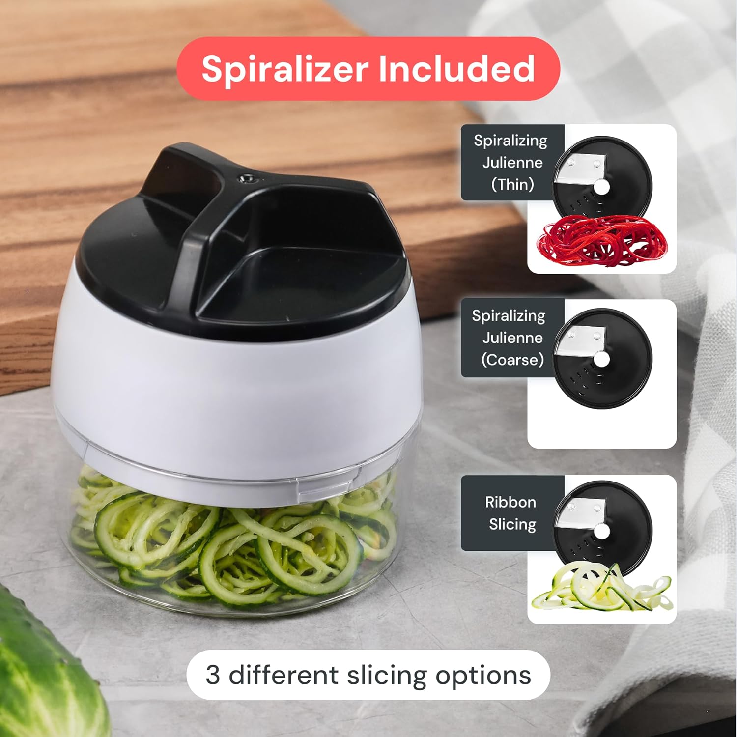 Fullstar Pro XL Vegetable Chopper & Mandoline Slicer w Pull-Out Catch Tray