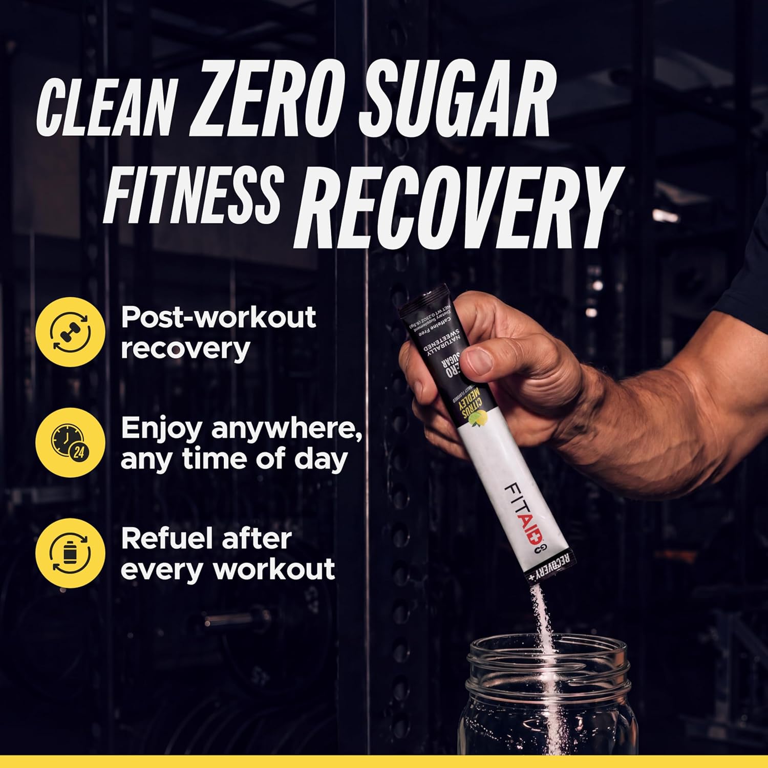 LIFEAID IMMUNITYAID GO Zero Sugar Hydration Packets (14 Packets)